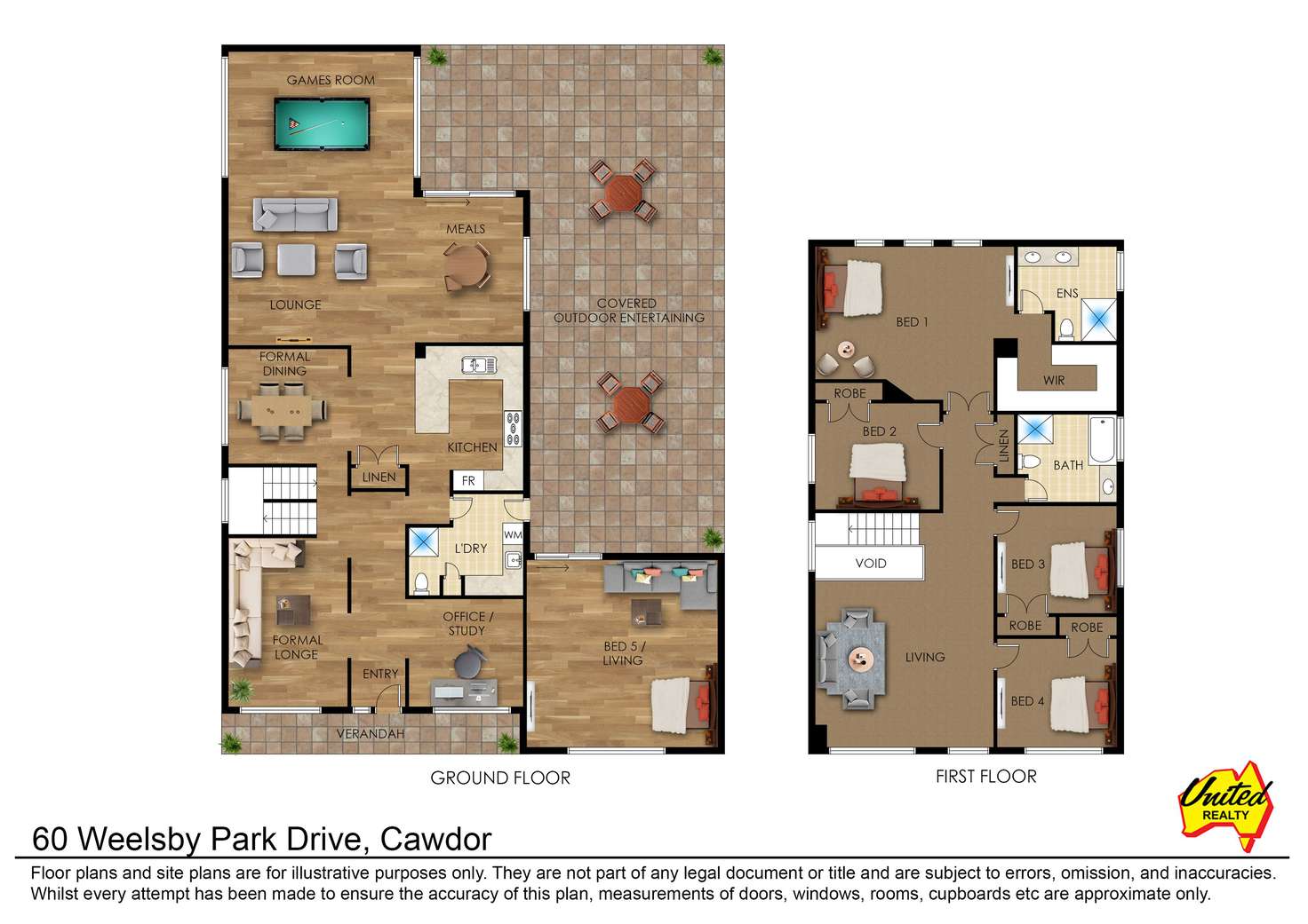 Floorplan of Homely house listing, 60 Weelsby Park Drive, Cawdor NSW 2570