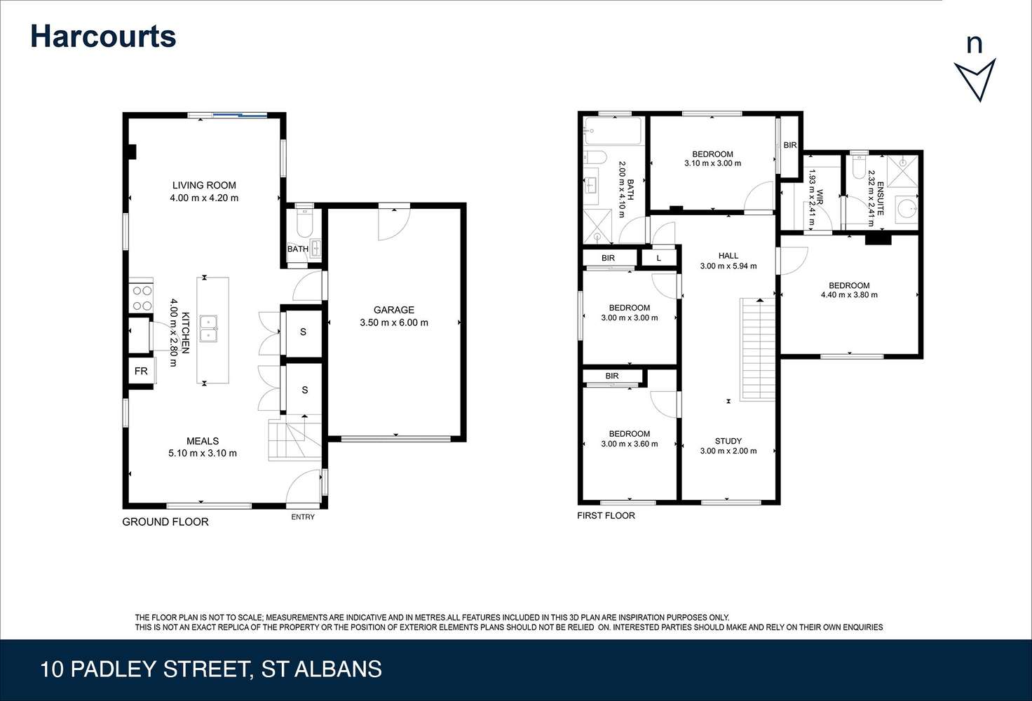 Floorplan of Homely townhouse listing, 10 Padley Street, St Albans VIC 3021