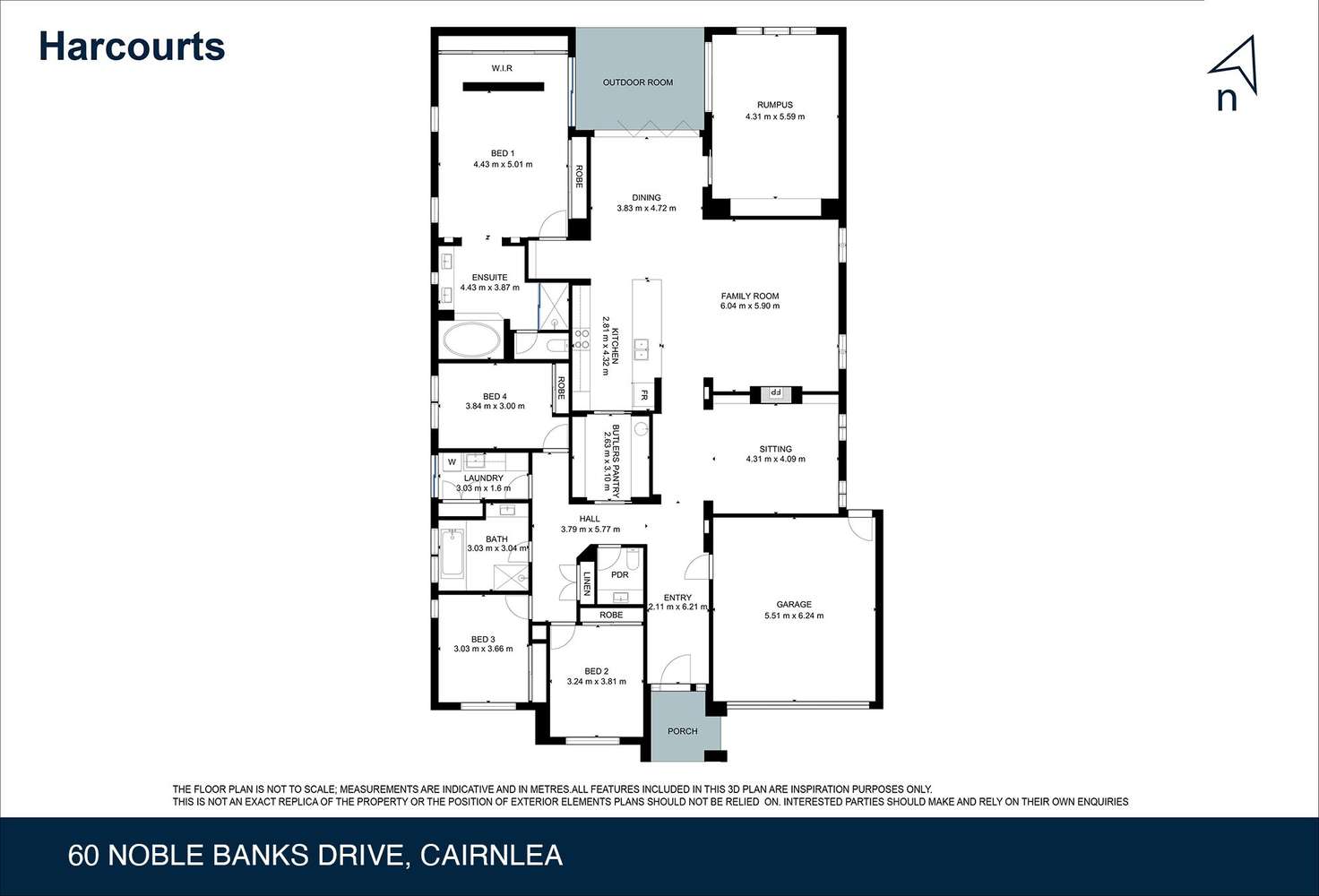 Floorplan of Homely house listing, 60 Nobel Banks Drive, Cairnlea VIC 3023