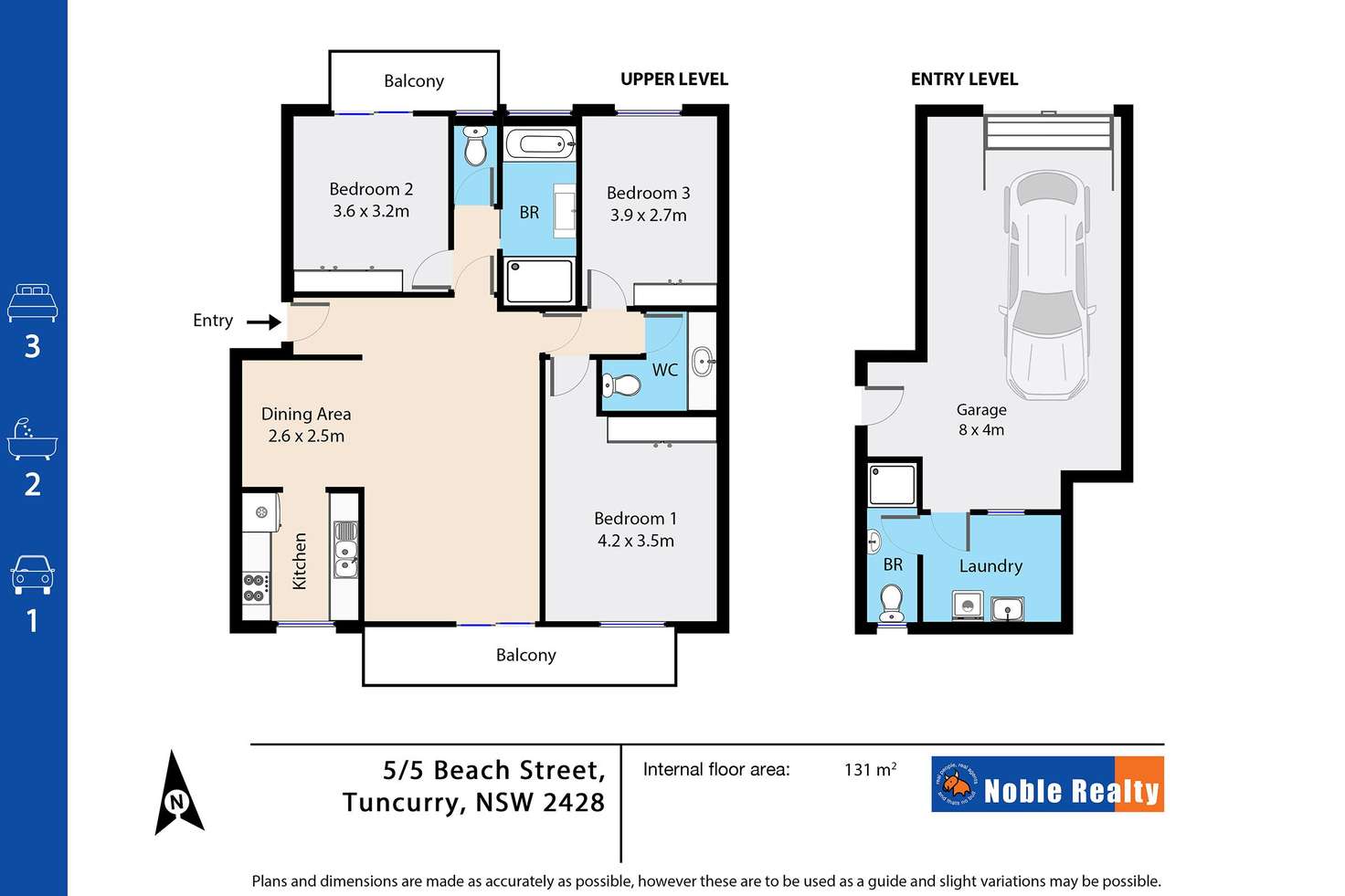 Floorplan of Homely unit listing, 5/5 Beach Street, Tuncurry NSW 2428