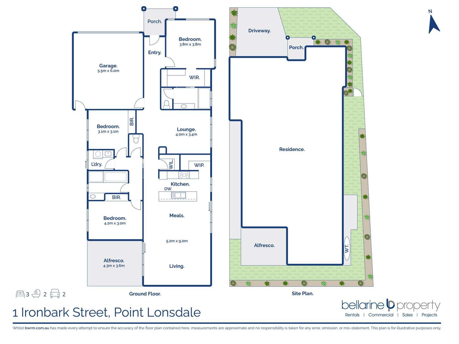 Floorplan of Homely house listing, 1 Ironbark Street, Point Lonsdale VIC 3225