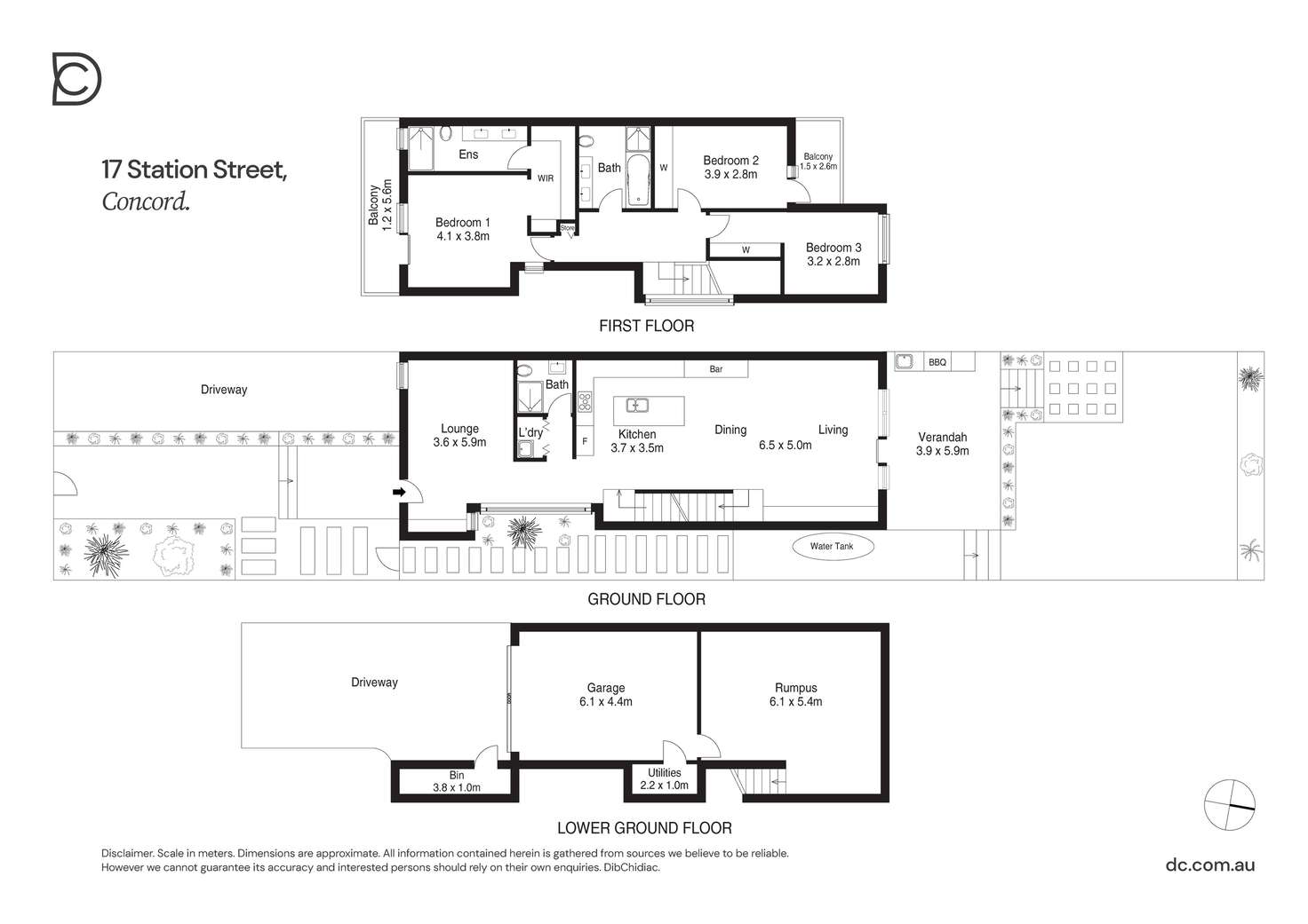 Floorplan of Homely semiDetached listing, 17 Station Street, Concord NSW 2137