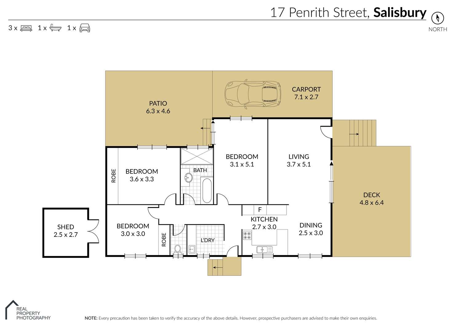 Floorplan of Homely house listing, 17 Penrith Street, Salisbury QLD 4107
