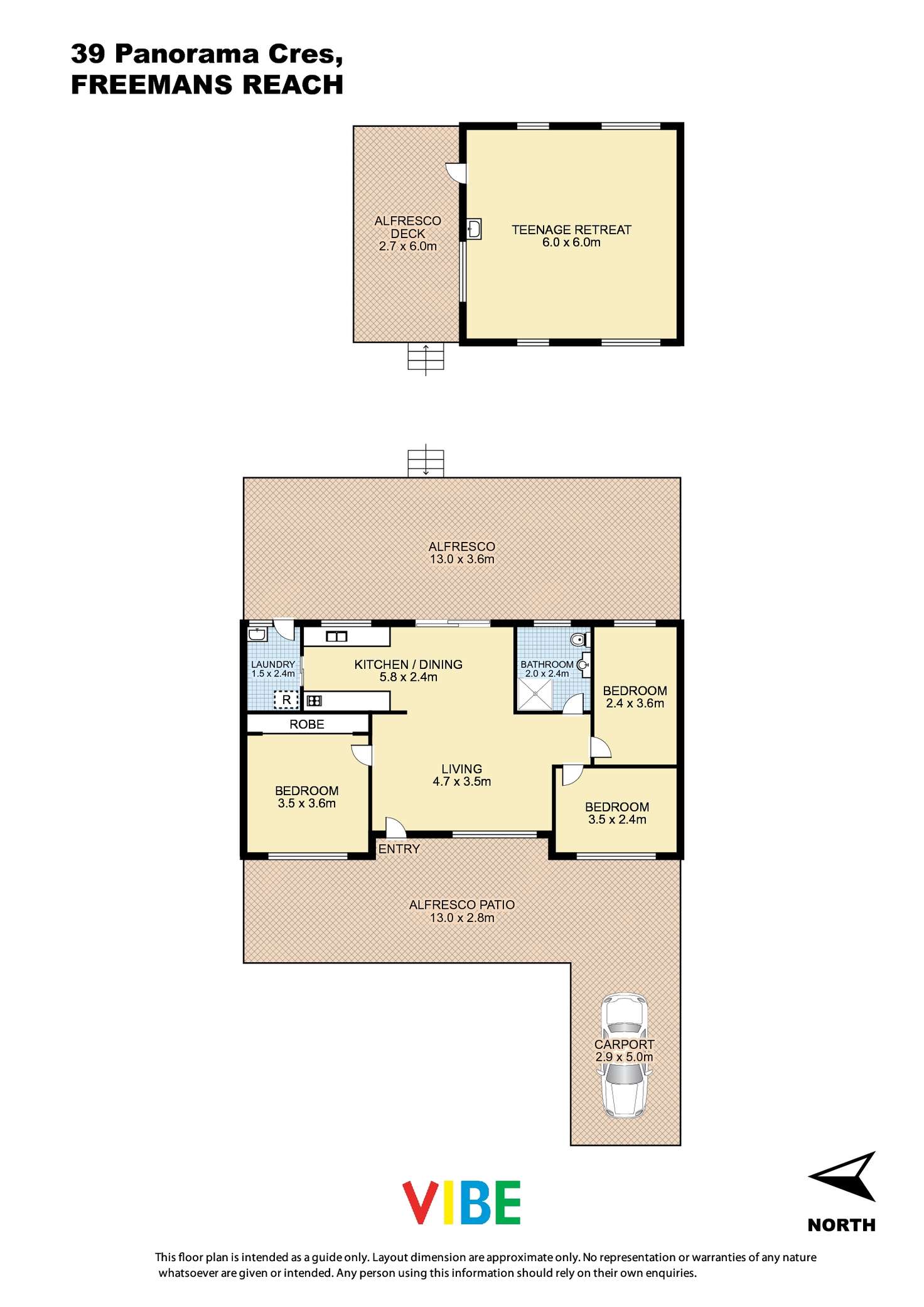 Floorplan of Homely house listing, 39 Panorama Crescent, Freemans Reach NSW 2756