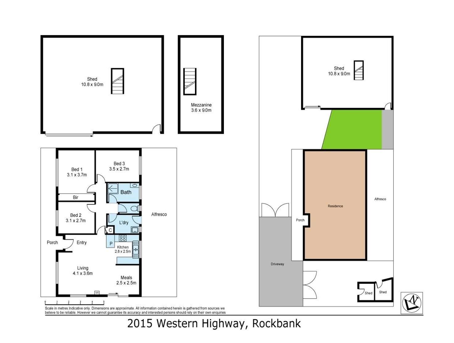 Floorplan of Homely house listing, 2015 Western Highway, Rockbank VIC 3335
