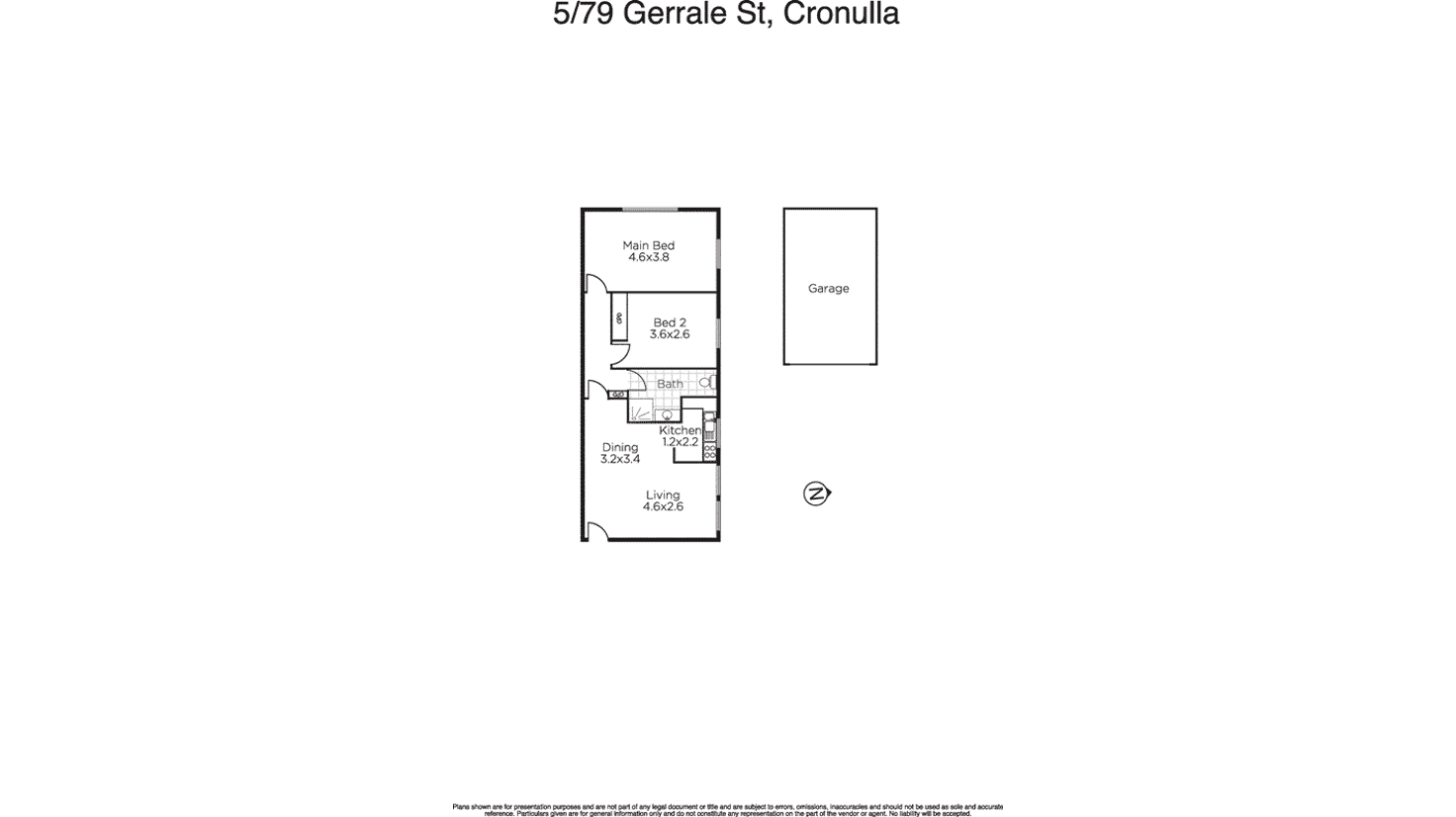 Floorplan of Homely apartment listing, 5/79 Gerrale Street, Cronulla NSW 2230