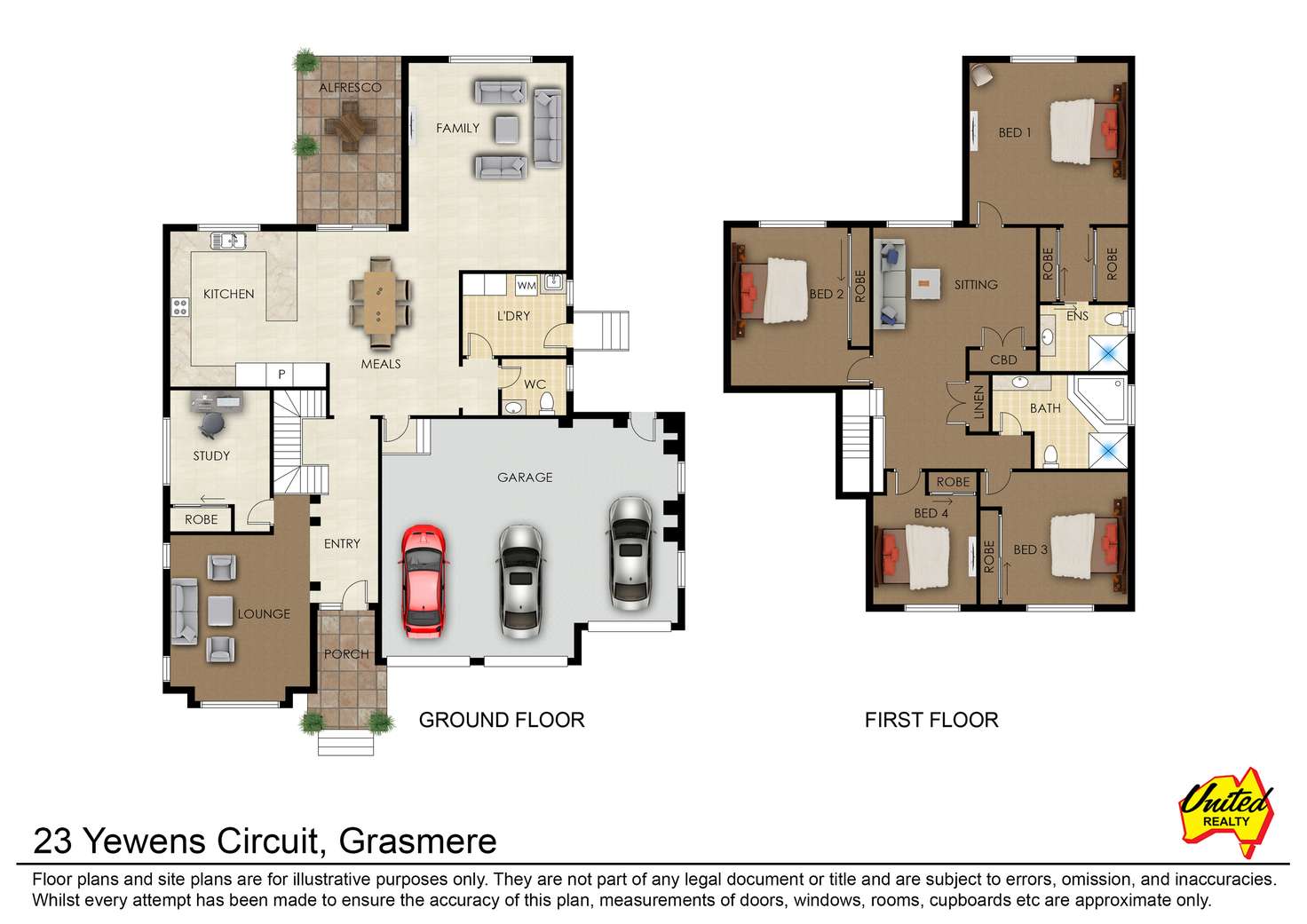 Floorplan of Homely house listing, 23 Yewens Circuit, Grasmere NSW 2570