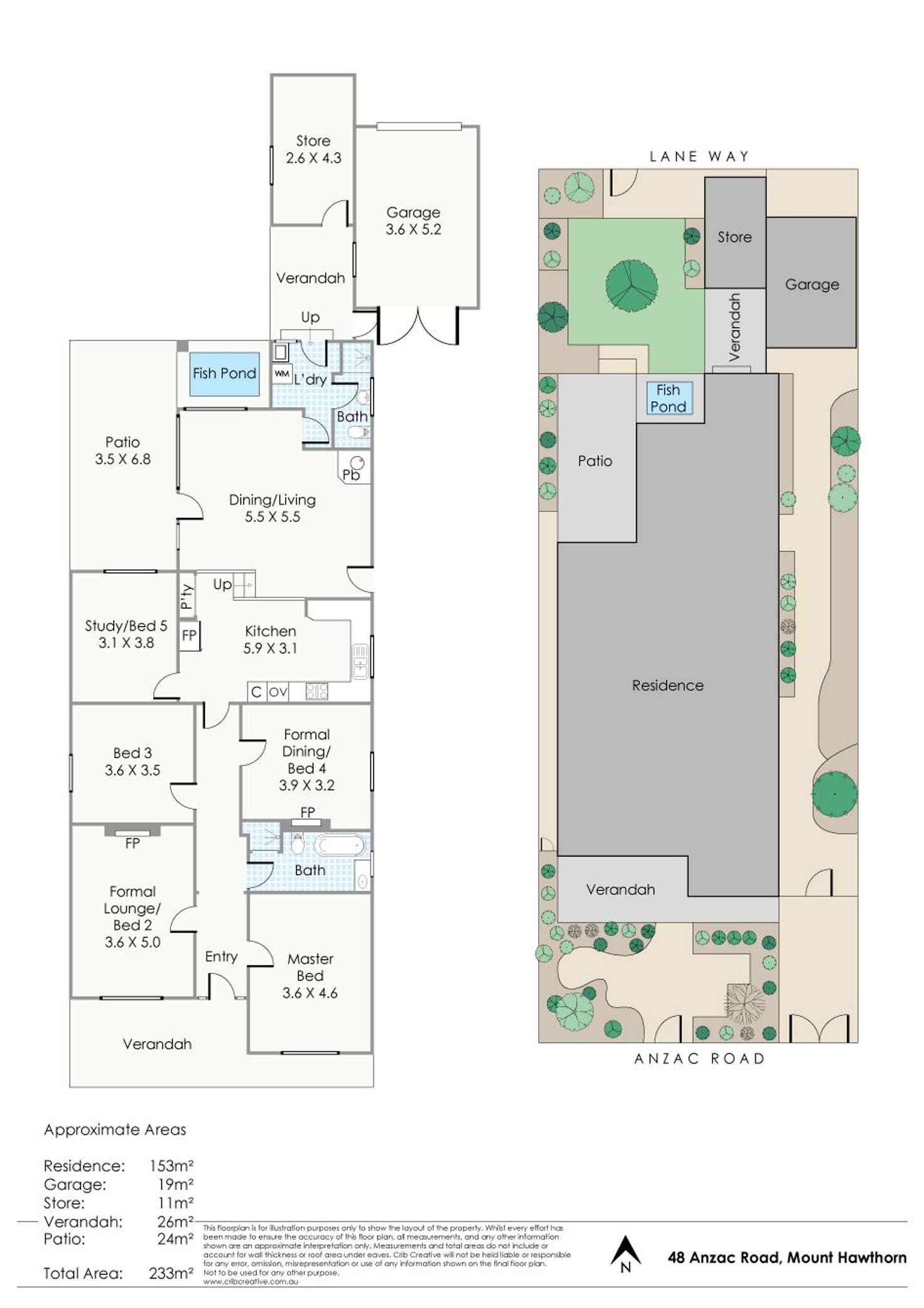 Floorplan of Homely house listing, 48 Anzac Road, Mount Hawthorn WA 6016