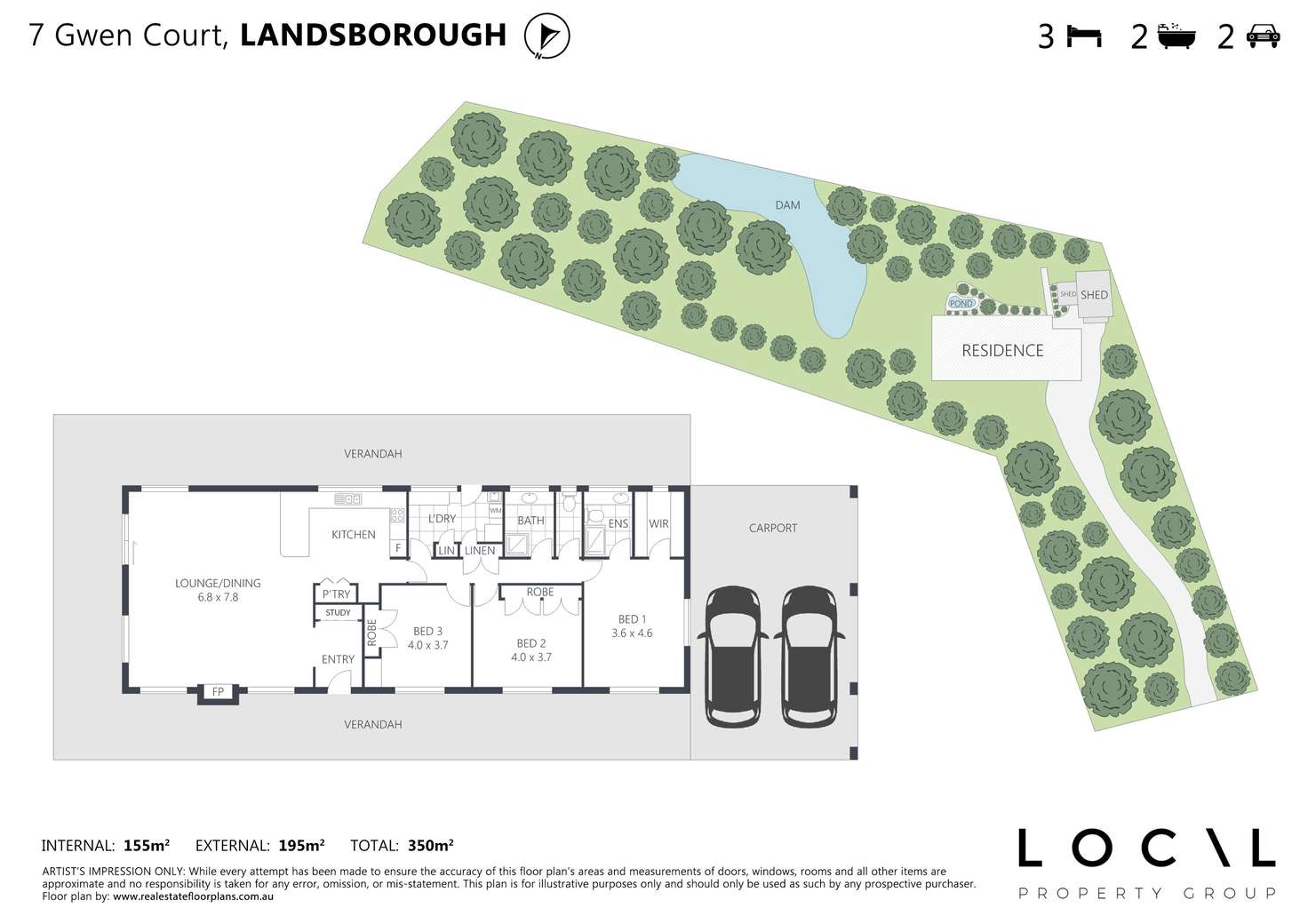 Floorplan of Homely house listing, 7 Gwen Court, Landsborough QLD 4550