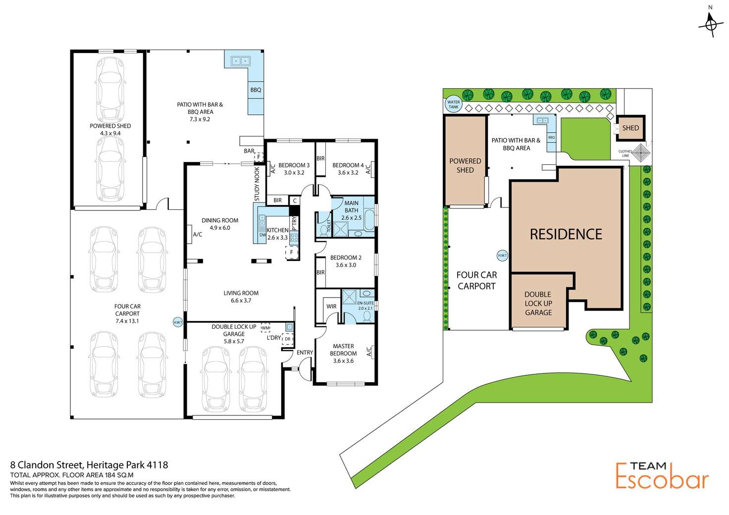 Floorplan of Homely house listing, 8 Clandon Street, Heritage Park QLD 4118