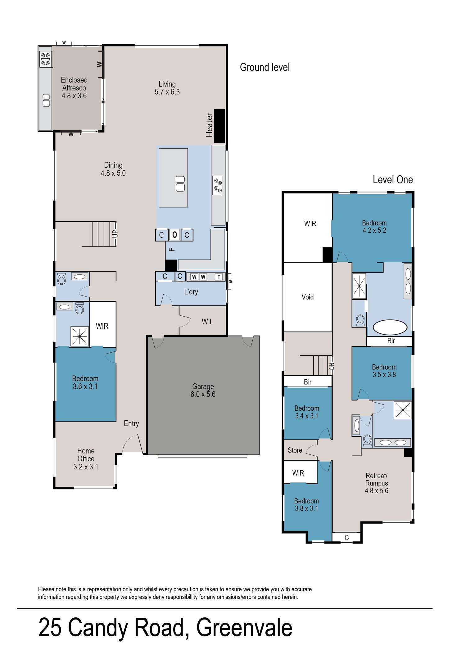 Floorplan of Homely house listing, 25 Candy Road, Greenvale VIC 3059