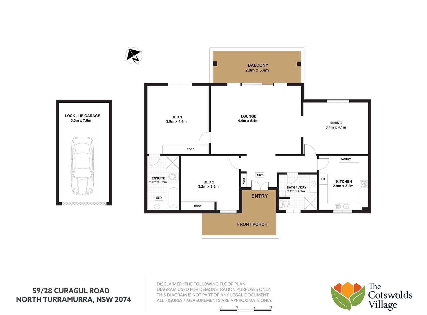 Floorplan of Homely apartment listing, 59/28 Curagul Road, North Turramurra NSW 2074