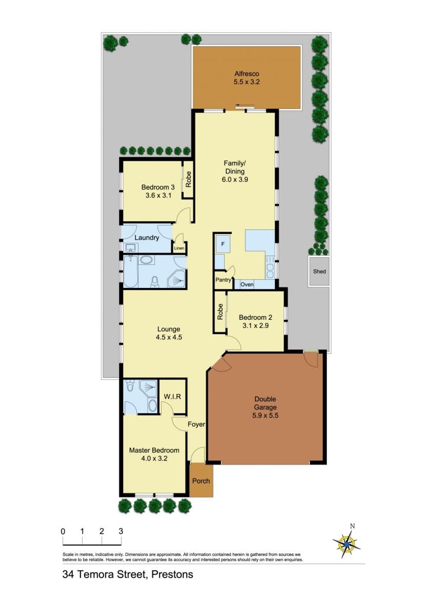 Floorplan of Homely house listing, 34 Temora Street, Prestons NSW 2170