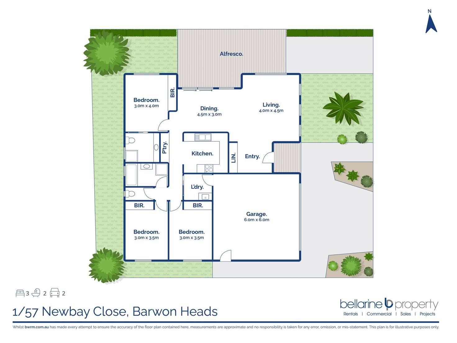 Floorplan of Homely house listing, 1/57 Newbay Close, Barwon Heads VIC 3227