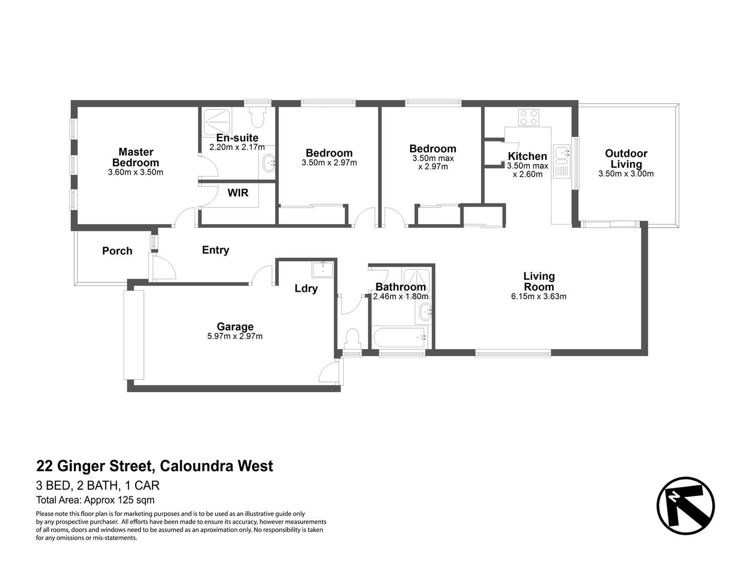 Floorplan of Homely house listing, 22 Ginger Street, Caloundra West QLD 4551