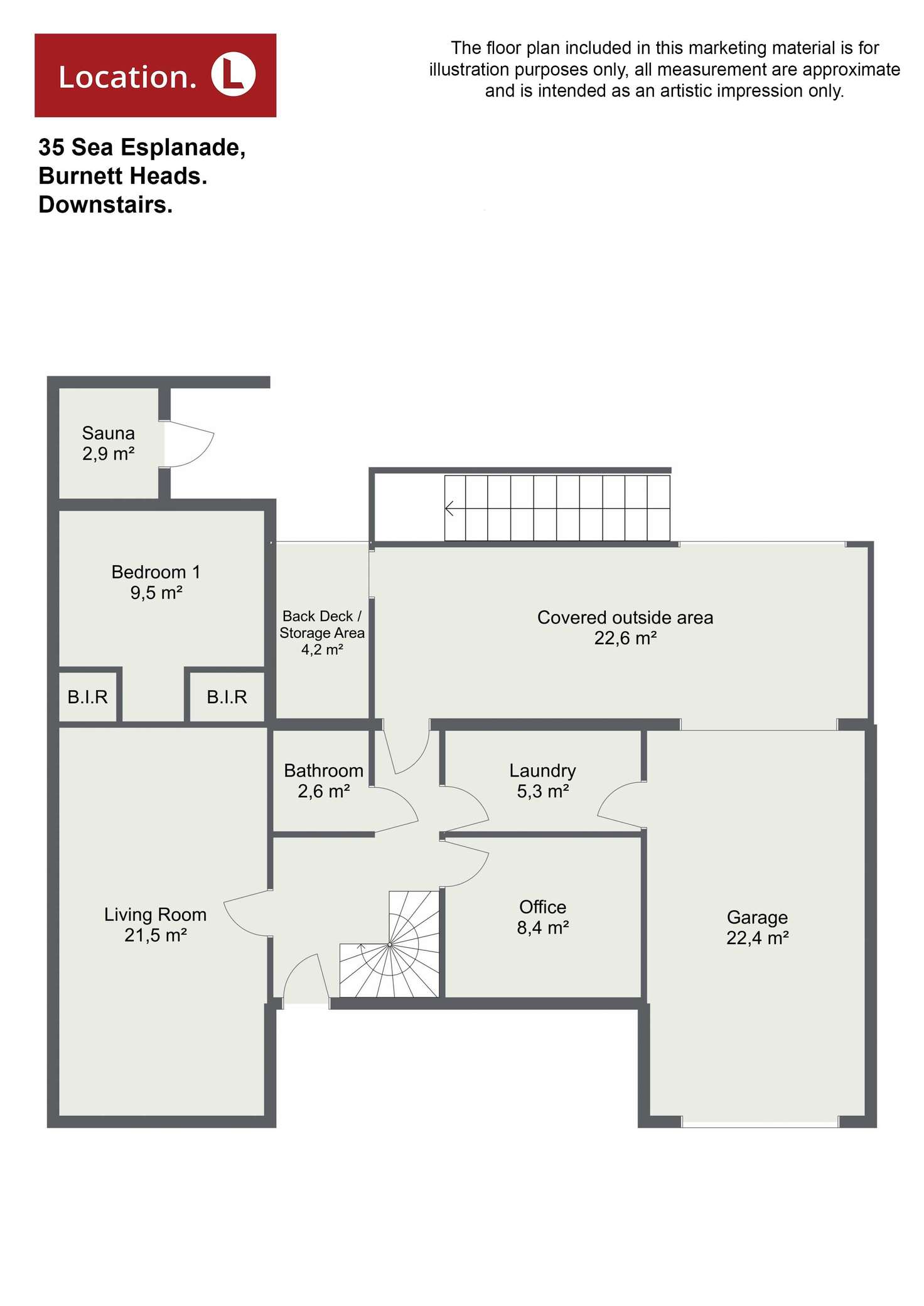 Floorplan of Homely house listing, 35 Sea Esplanade, Burnett Heads QLD 4670