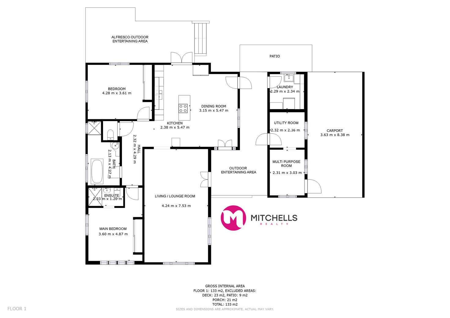 Floorplan of Homely house listing, 47 Pulgul Street, Urangan QLD 4655