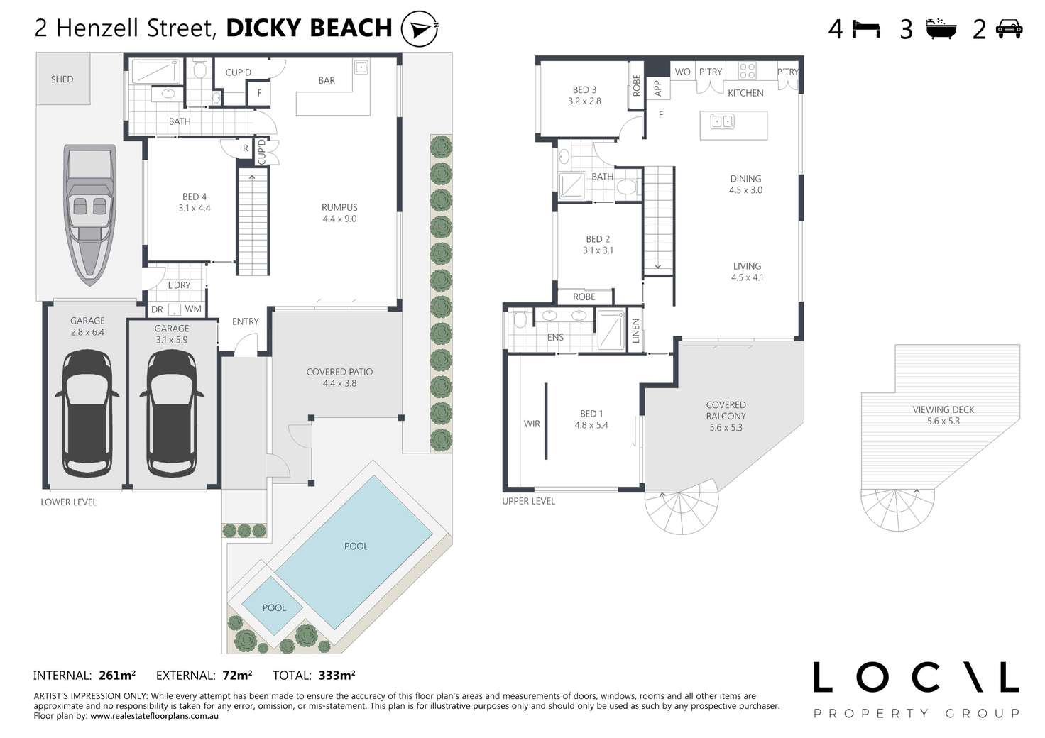 Floorplan of Homely house listing, 2 Henzell Street, Dicky Beach QLD 4551
