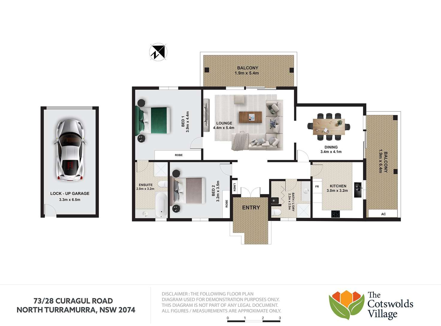 Floorplan of Homely apartment listing, 73/28 Curagul Rd, North Turramurra NSW 2074