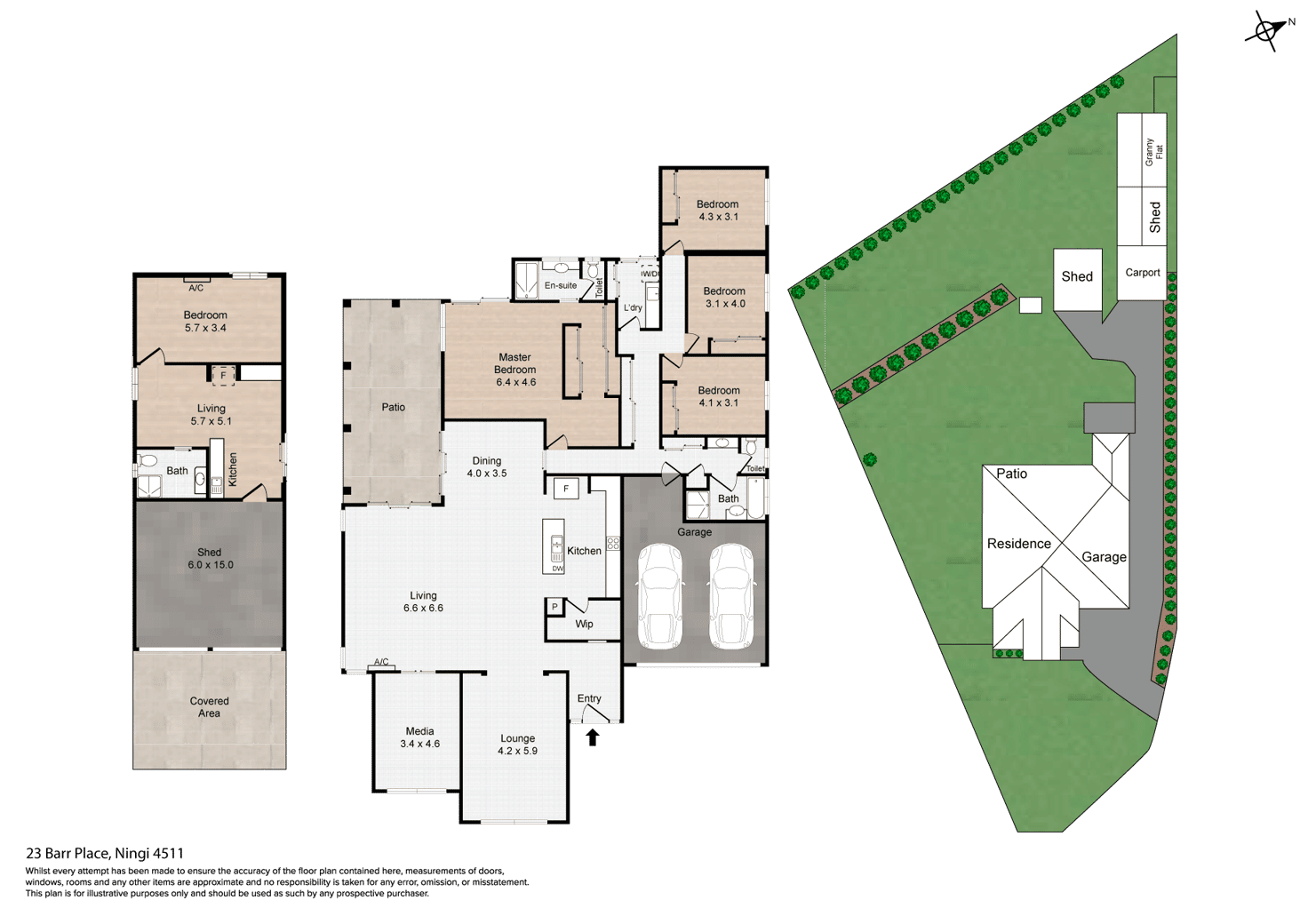 Floorplan of Homely house listing, 23 Barr Place, Ningi QLD 4511