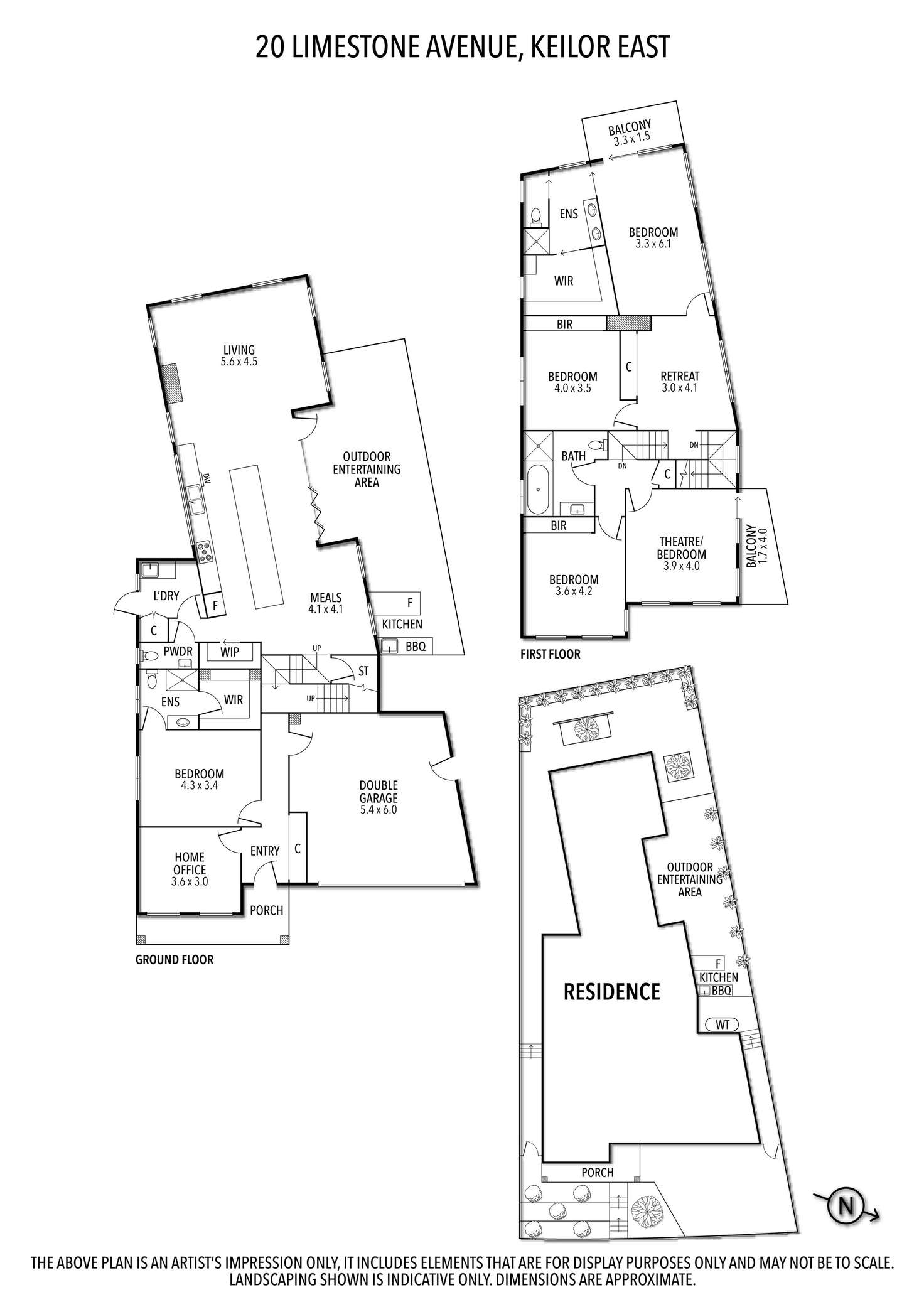 Floorplan of Homely house listing, 20 Limestone Avenue, Keilor East VIC 3033