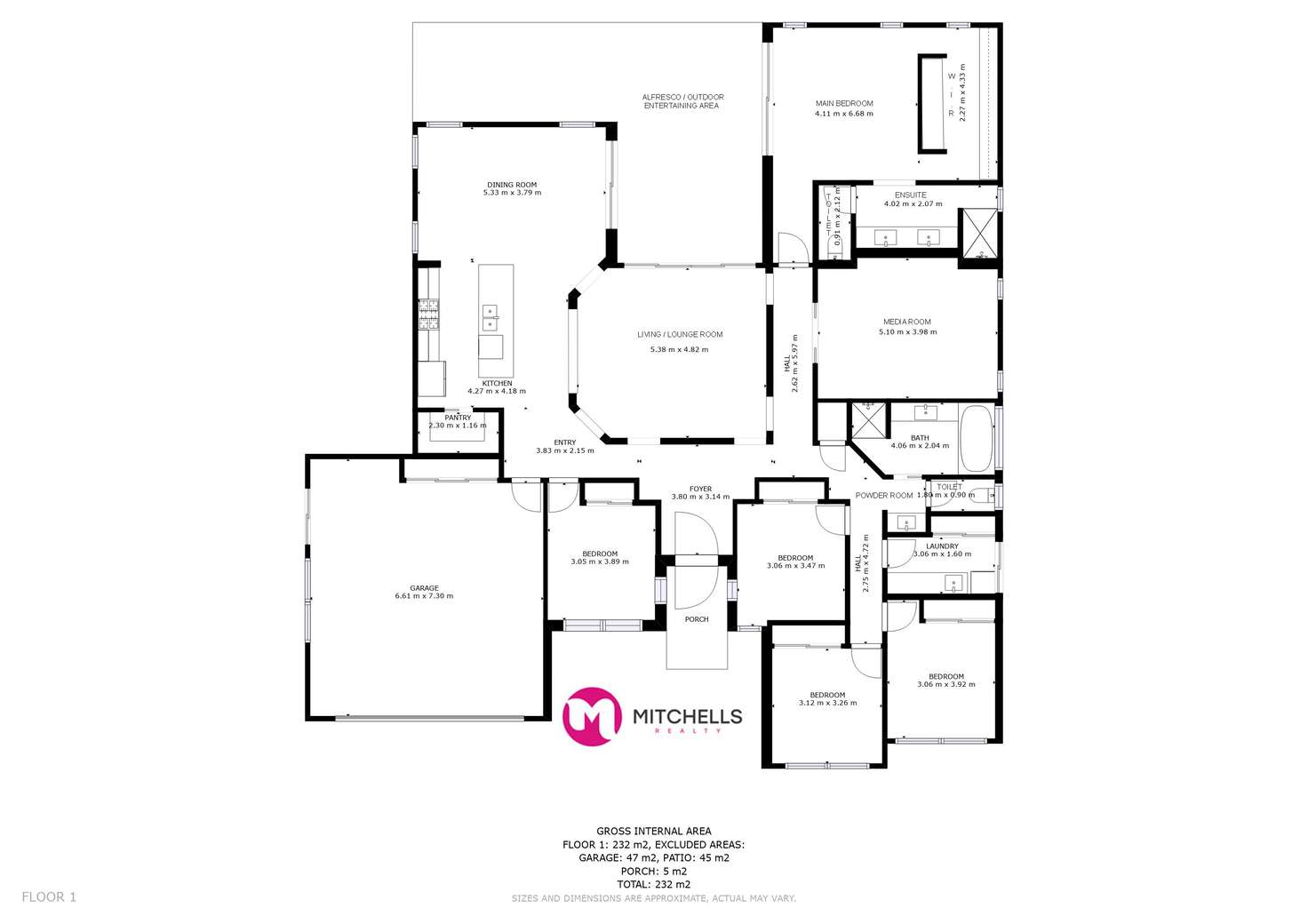 Floorplan of Homely house listing, 7 Pinnacle Court, Craignish QLD 4655