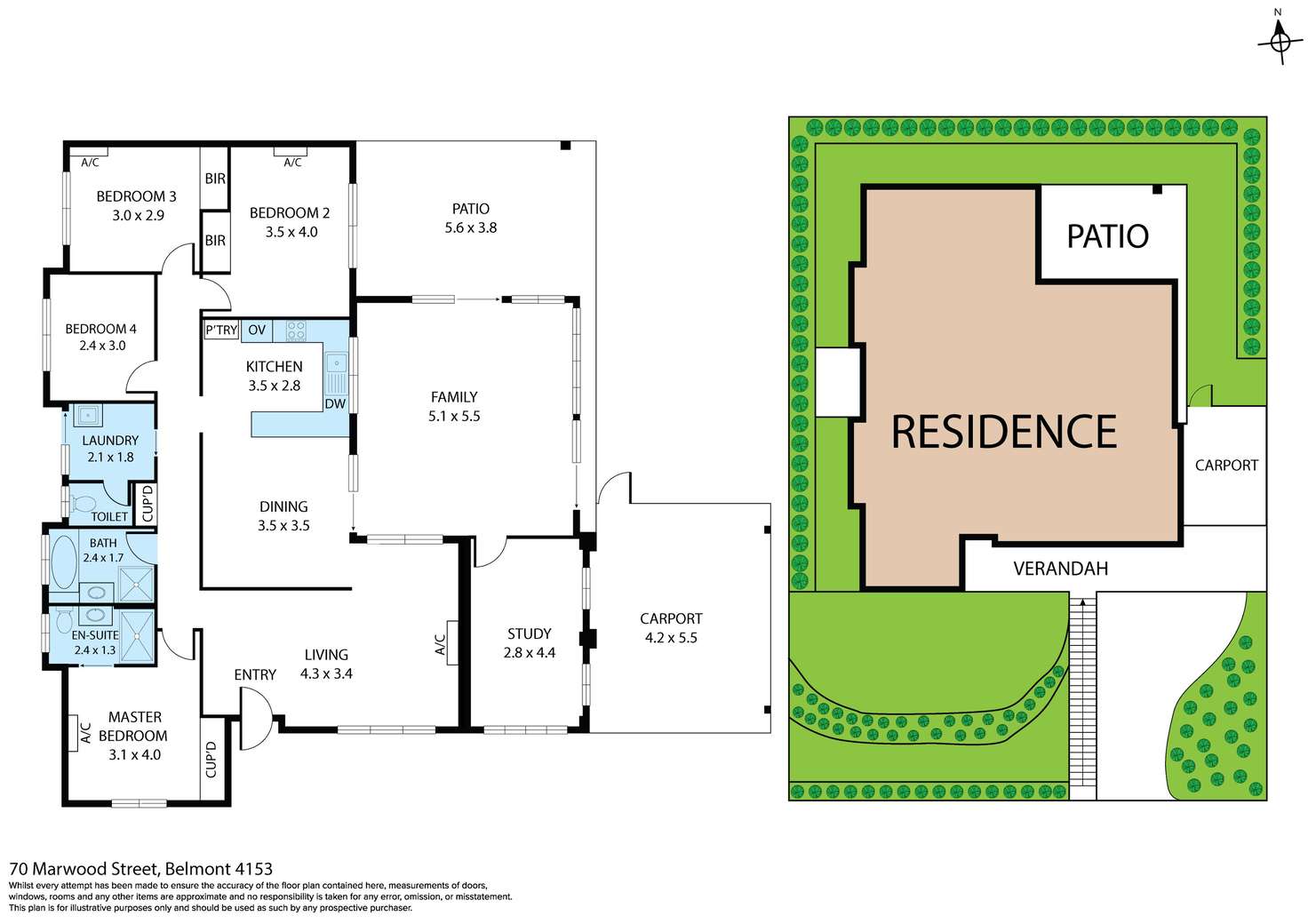 Floorplan of Homely house listing, 70 Marwood Street, Belmont QLD 4153