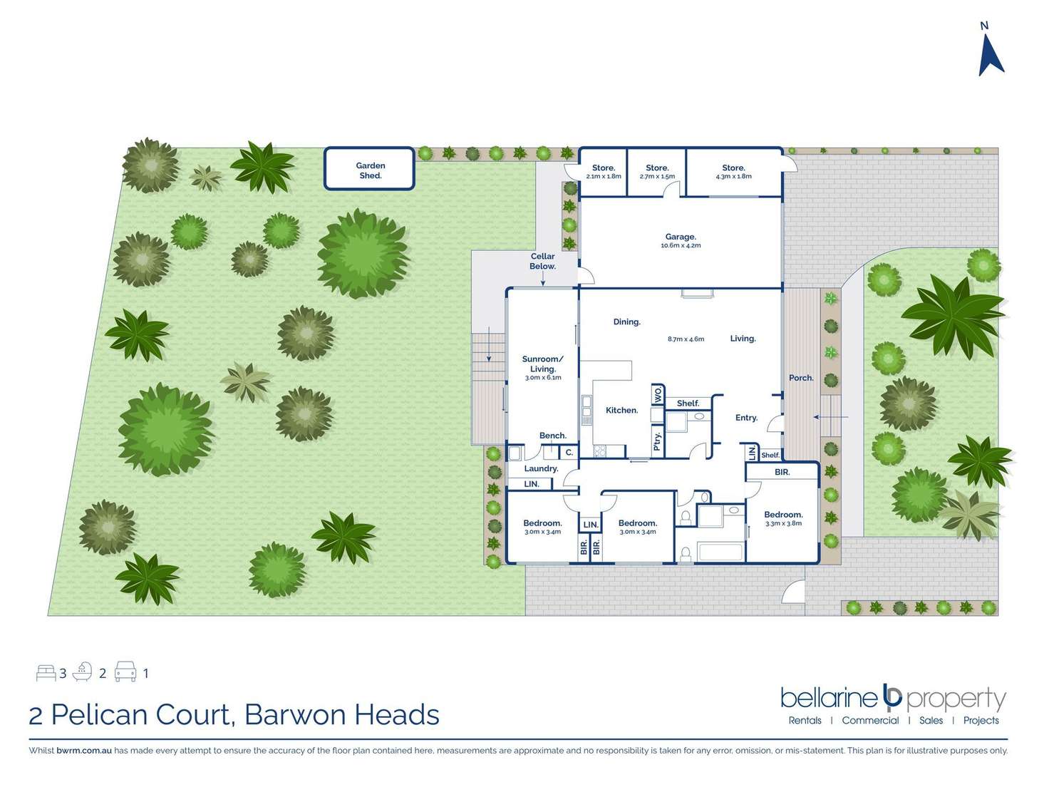 Floorplan of Homely house listing, 2 Pelican Court, Barwon Heads VIC 3227