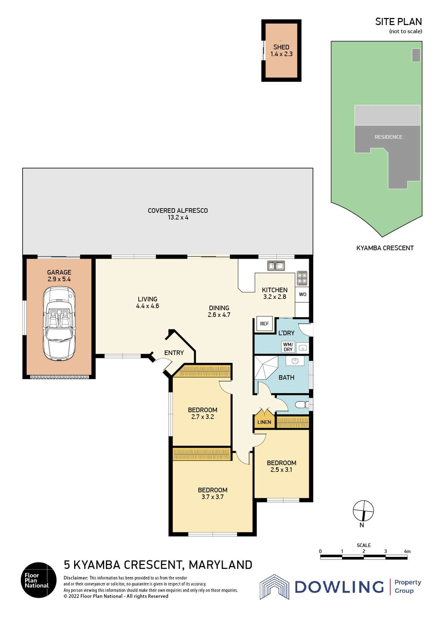 Floorplan of Homely house listing, 5 Kyamba Crescent, Maryland NSW 2287
