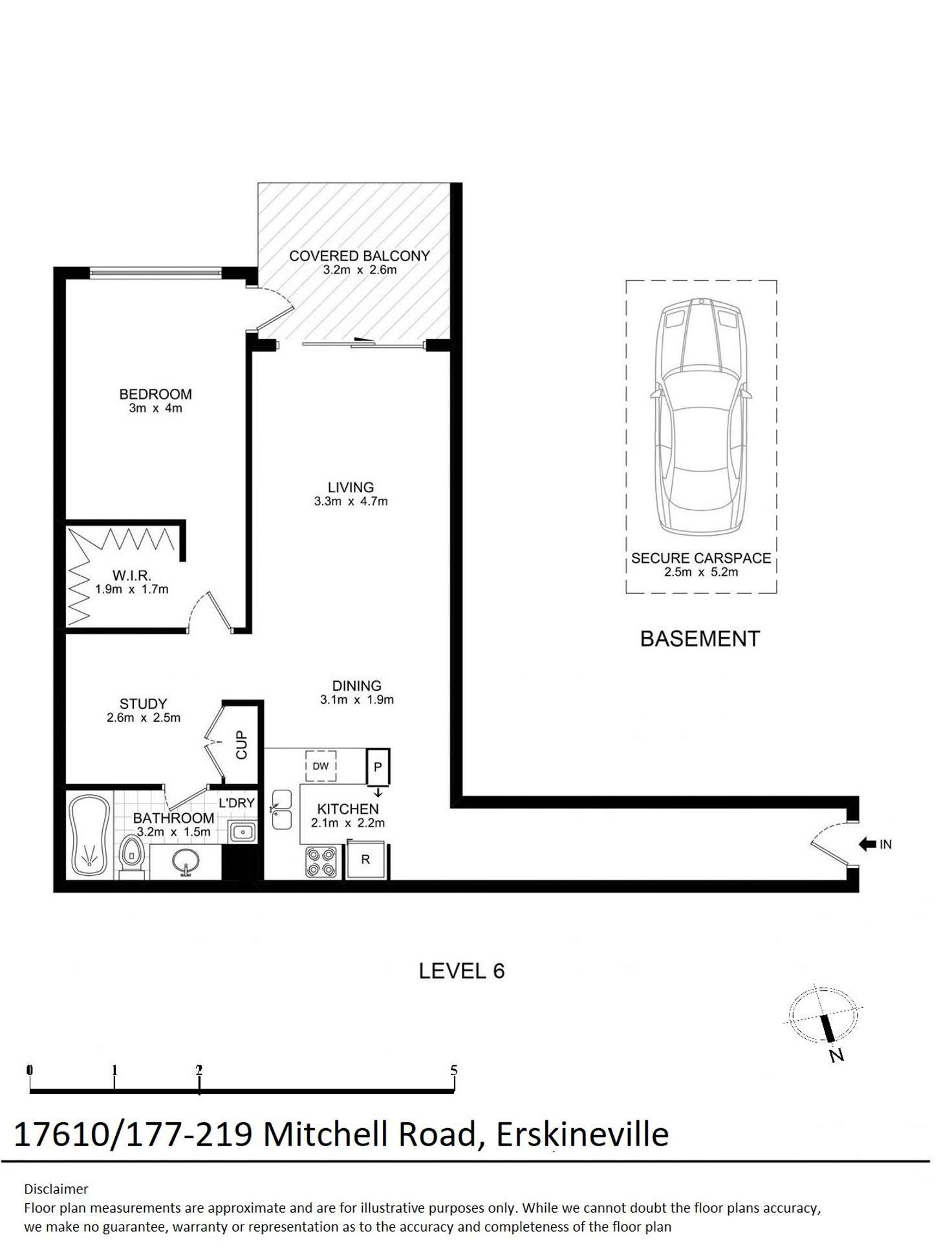 Floorplan of Homely apartment listing, 17610/177-219 Mitchell Road, Erskineville NSW 2043