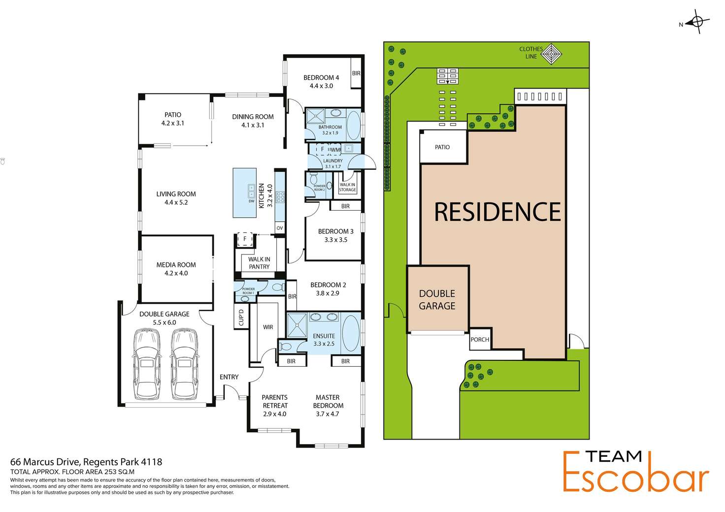 Floorplan of Homely house listing, 66 Marcus Drive, Regents Park QLD 4118