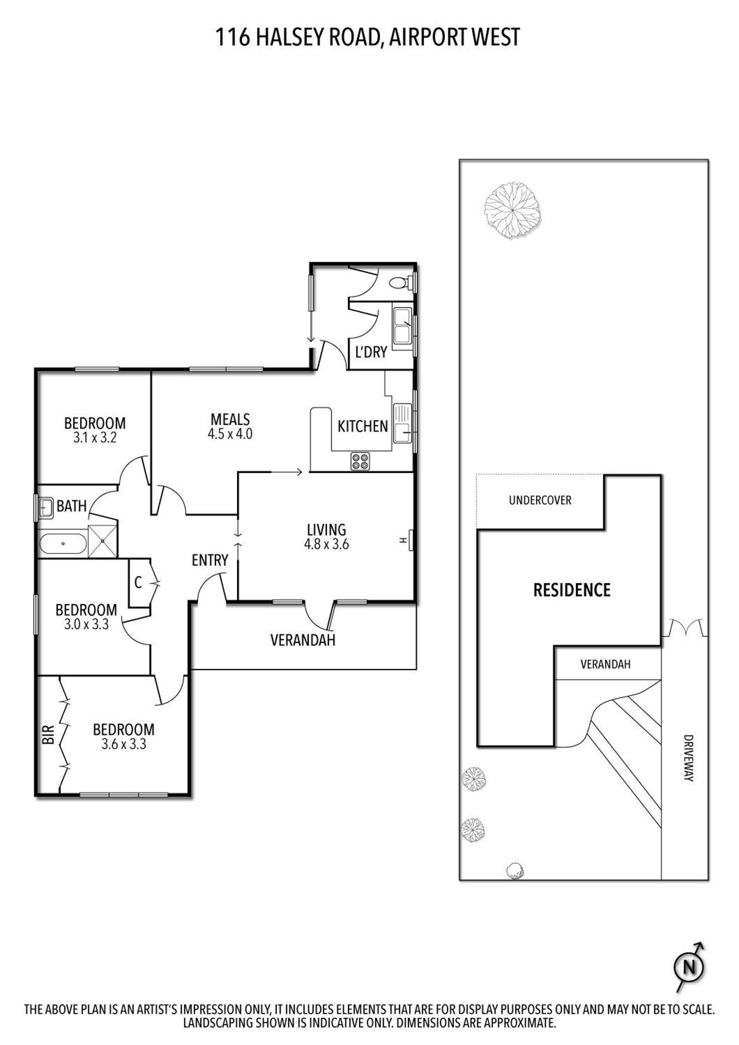 Floorplan of Homely house listing, 116 Halsey Road, Airport West VIC 3042