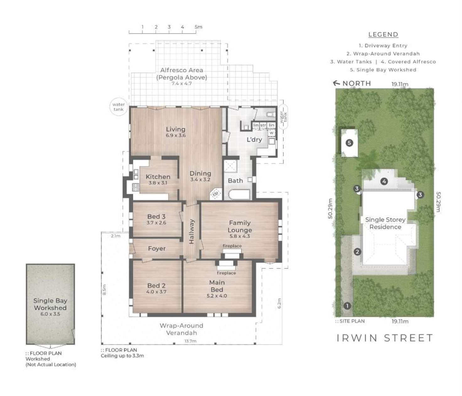 Floorplan of Homely house listing, 8 Irwin street, East Fremantle WA 6158