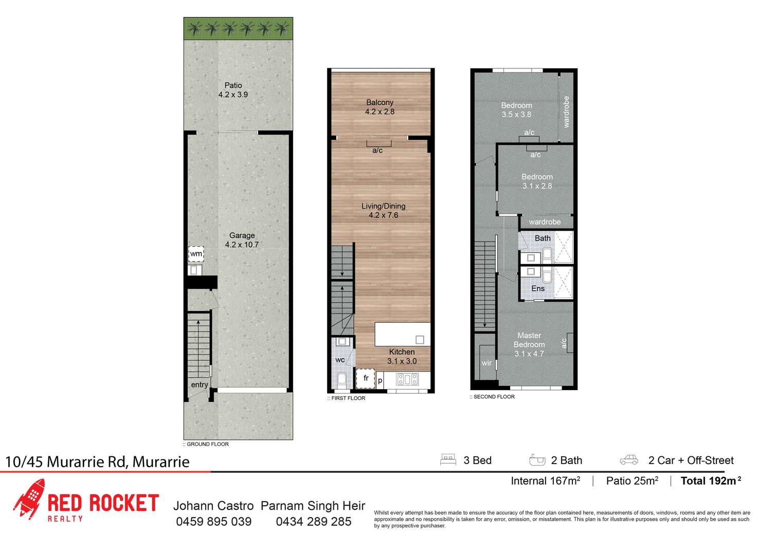 Floorplan of Homely townhouse listing, 10/45-47 Murarrie Road, Murarrie QLD 4172