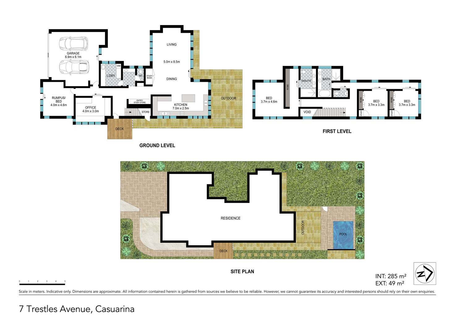 Floorplan of Homely house listing, 7 Trestles Avenue, Casuarina NSW 2487