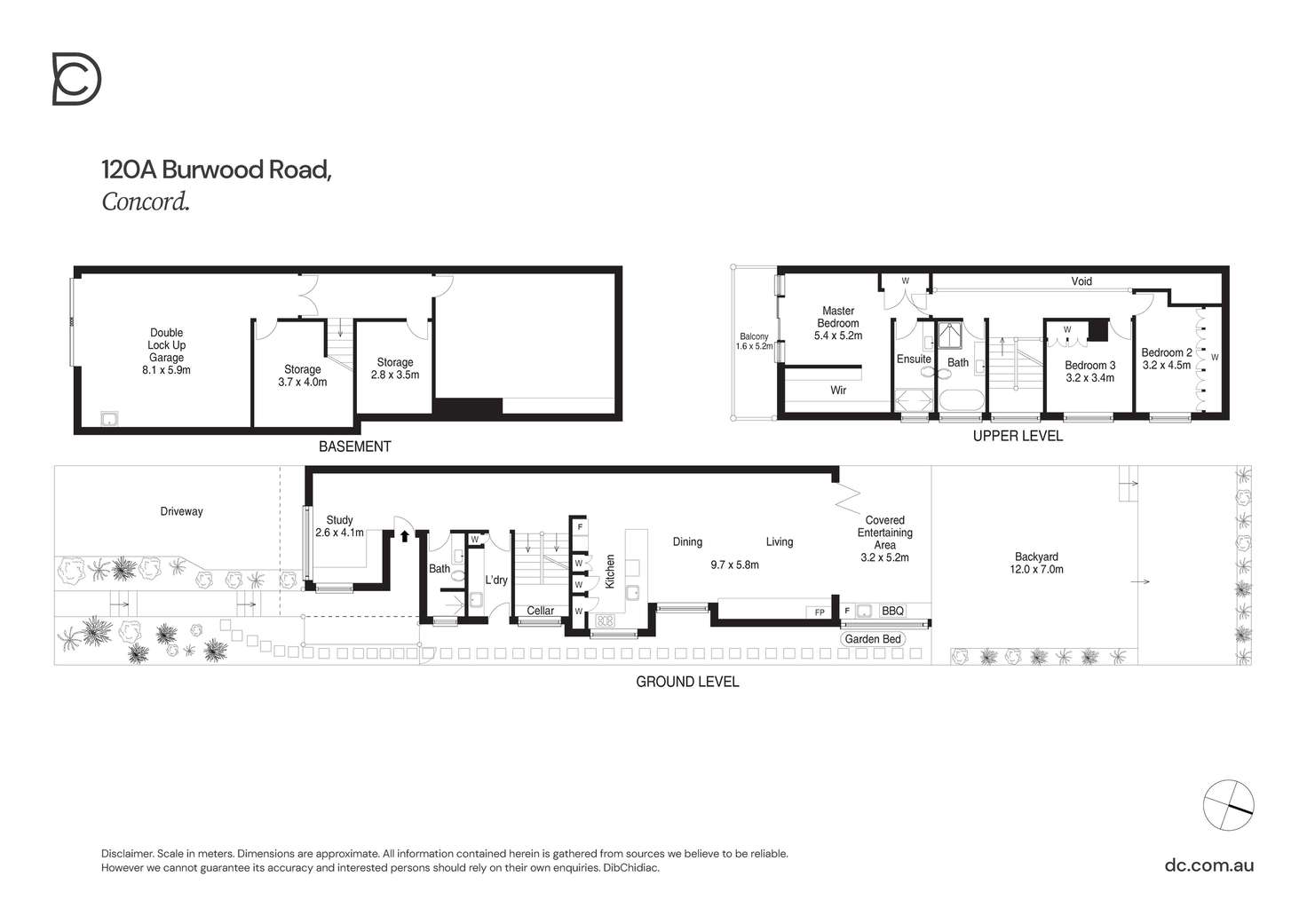 Floorplan of Homely semiDetached listing, 120A Burwood Road, Concord NSW 2137