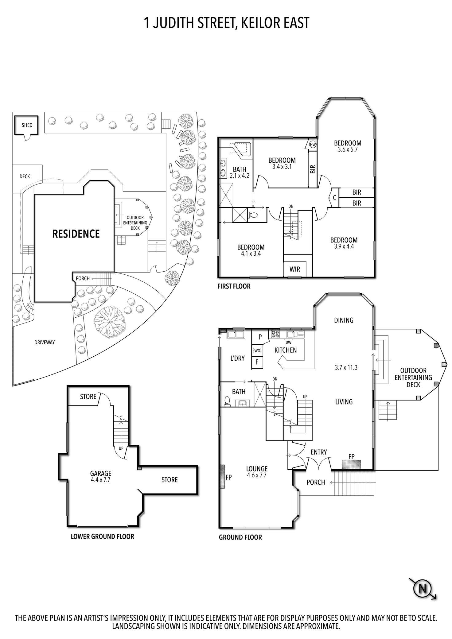 Floorplan of Homely house listing, 1 Judith Street, Keilor East VIC 3033