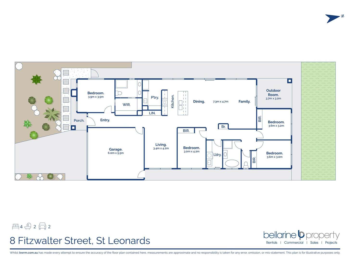 Floorplan of Homely house listing, 8 Fitzwalter Street, St Leonards VIC 3223