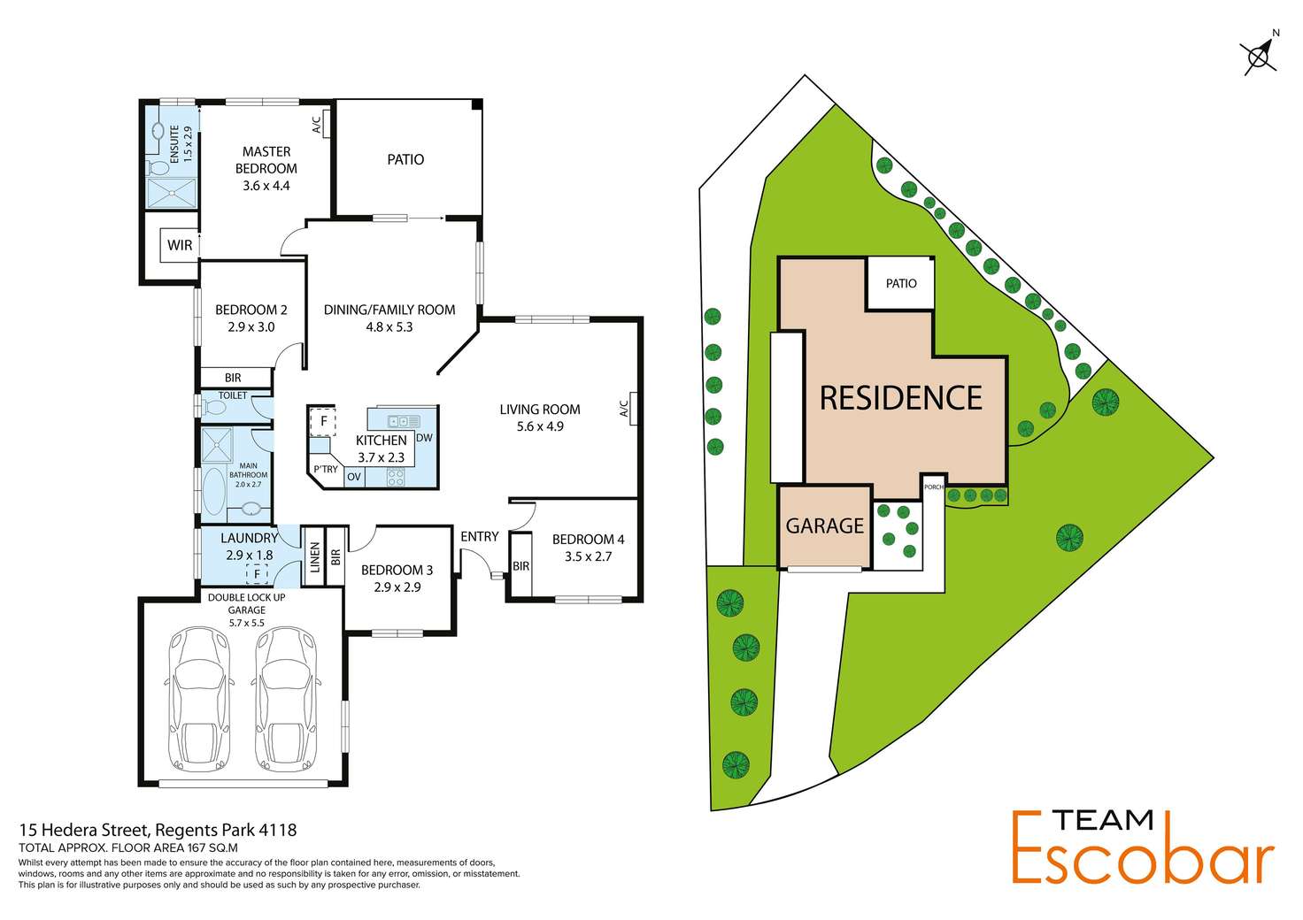 Floorplan of Homely house listing, 15 Hedera Street, Regents Park QLD 4118