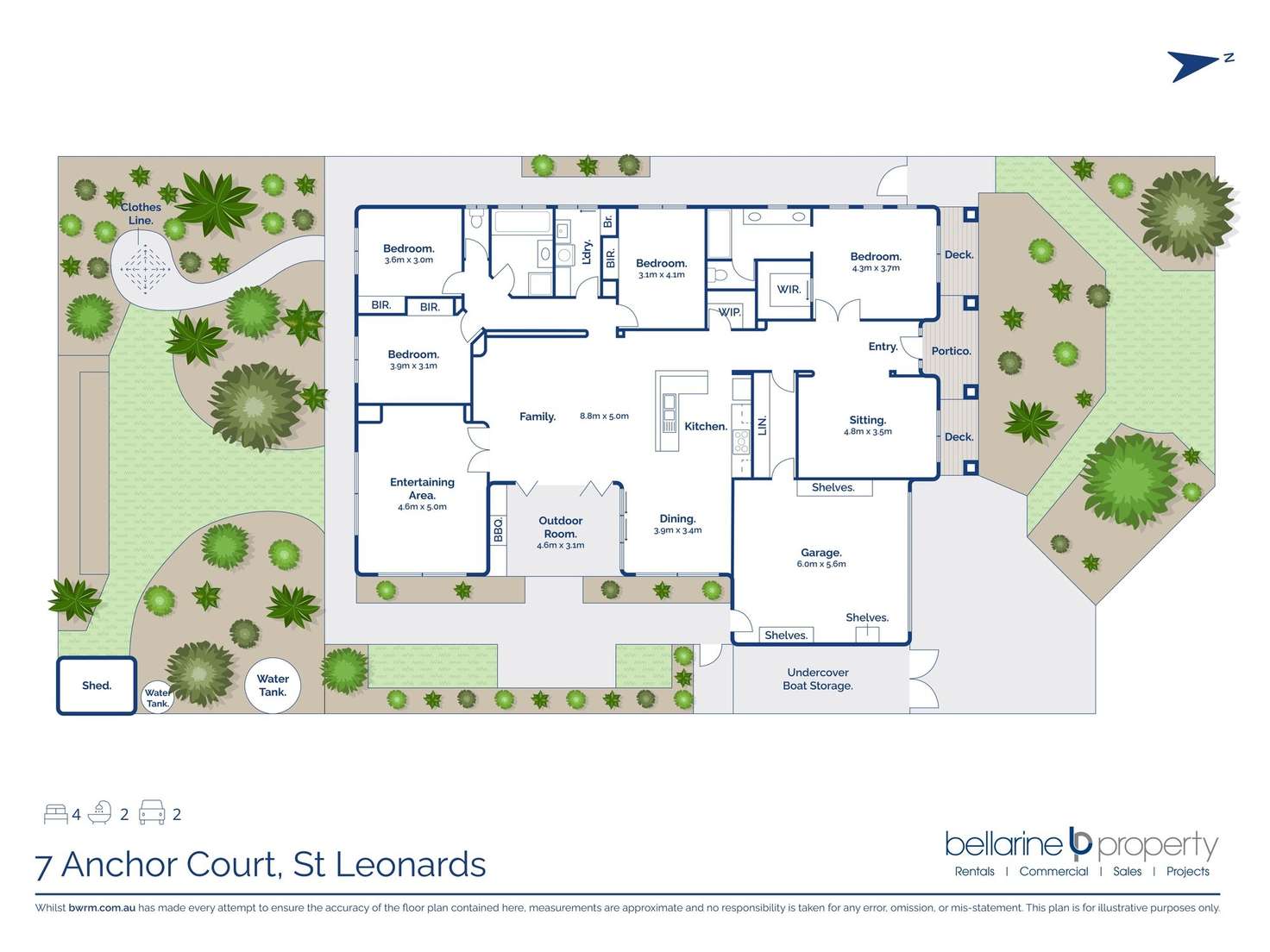 Floorplan of Homely house listing, 7 Anchor Court, St Leonards VIC 3223
