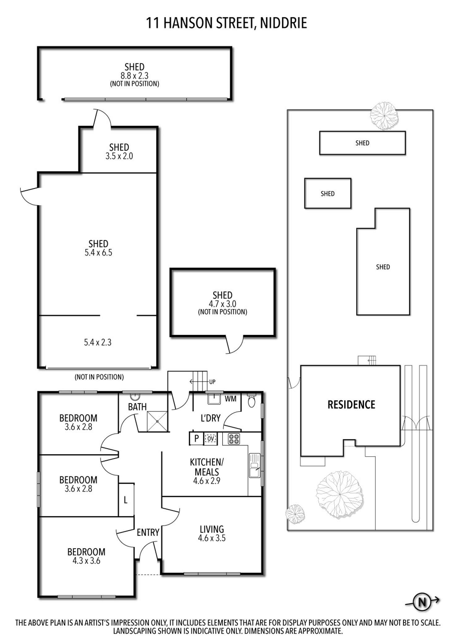 Floorplan of Homely house listing, 11 Hanson Street, Niddrie VIC 3042