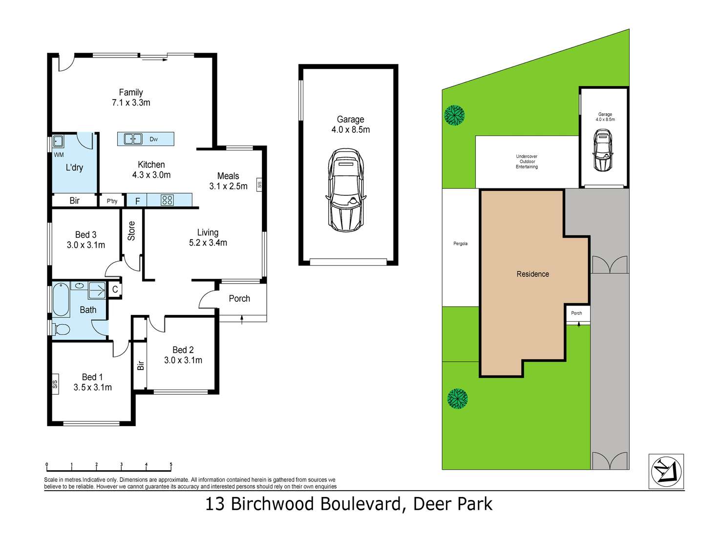 Floorplan of Homely house listing, 13 Birchwood Boulevard, Deer Park VIC 3023