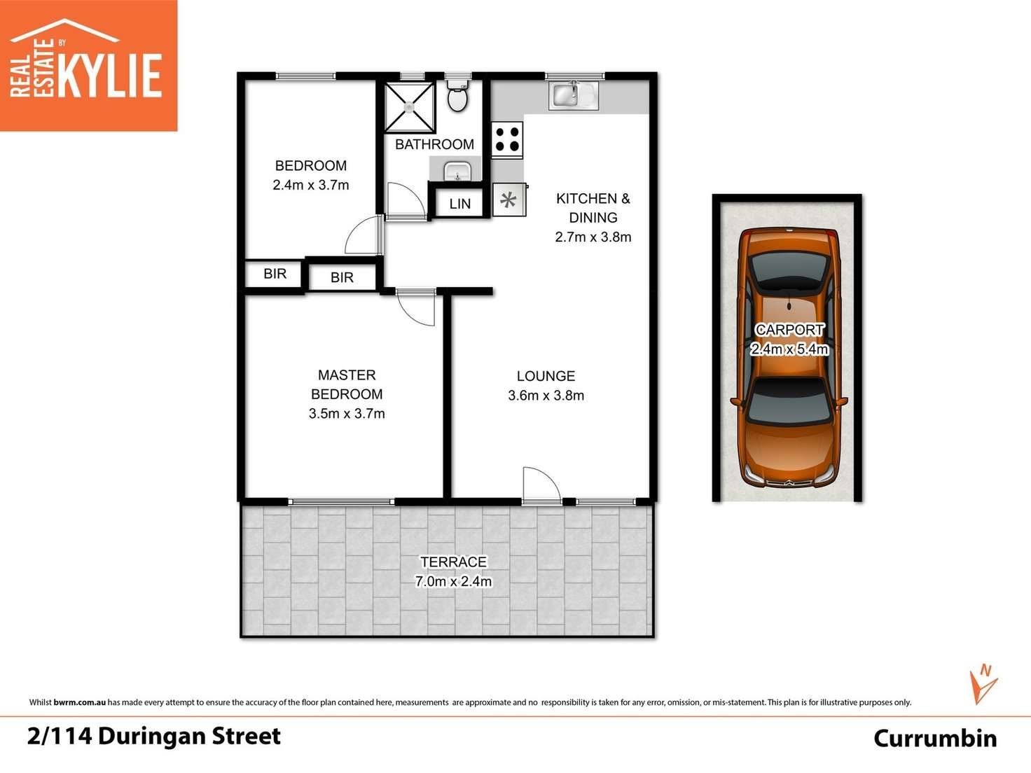 Floorplan of Homely unit listing, 2/114 Duringan Street, Currumbin QLD 4223