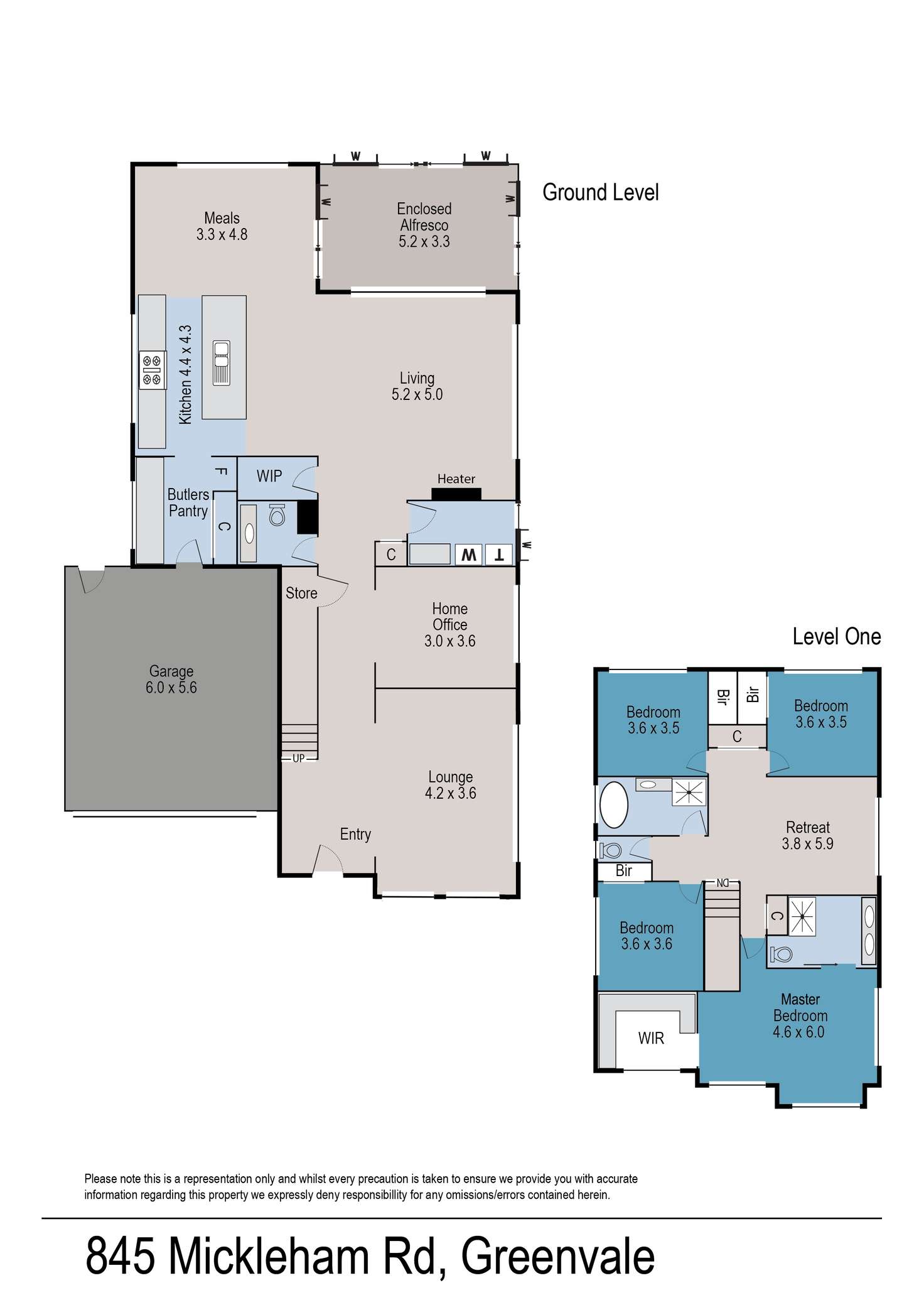 Floorplan of Homely house listing, 845 Mickleham Road, Greenvale VIC 3059