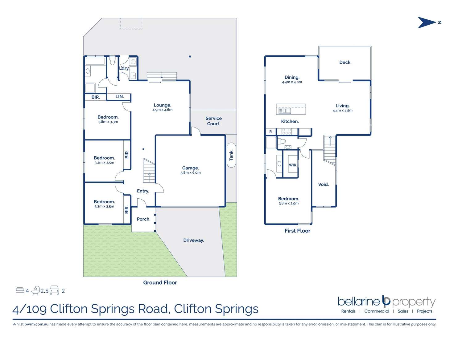 Floorplan of Homely house listing, 4/109 Clifton Springs Road, Clifton Springs VIC 3222