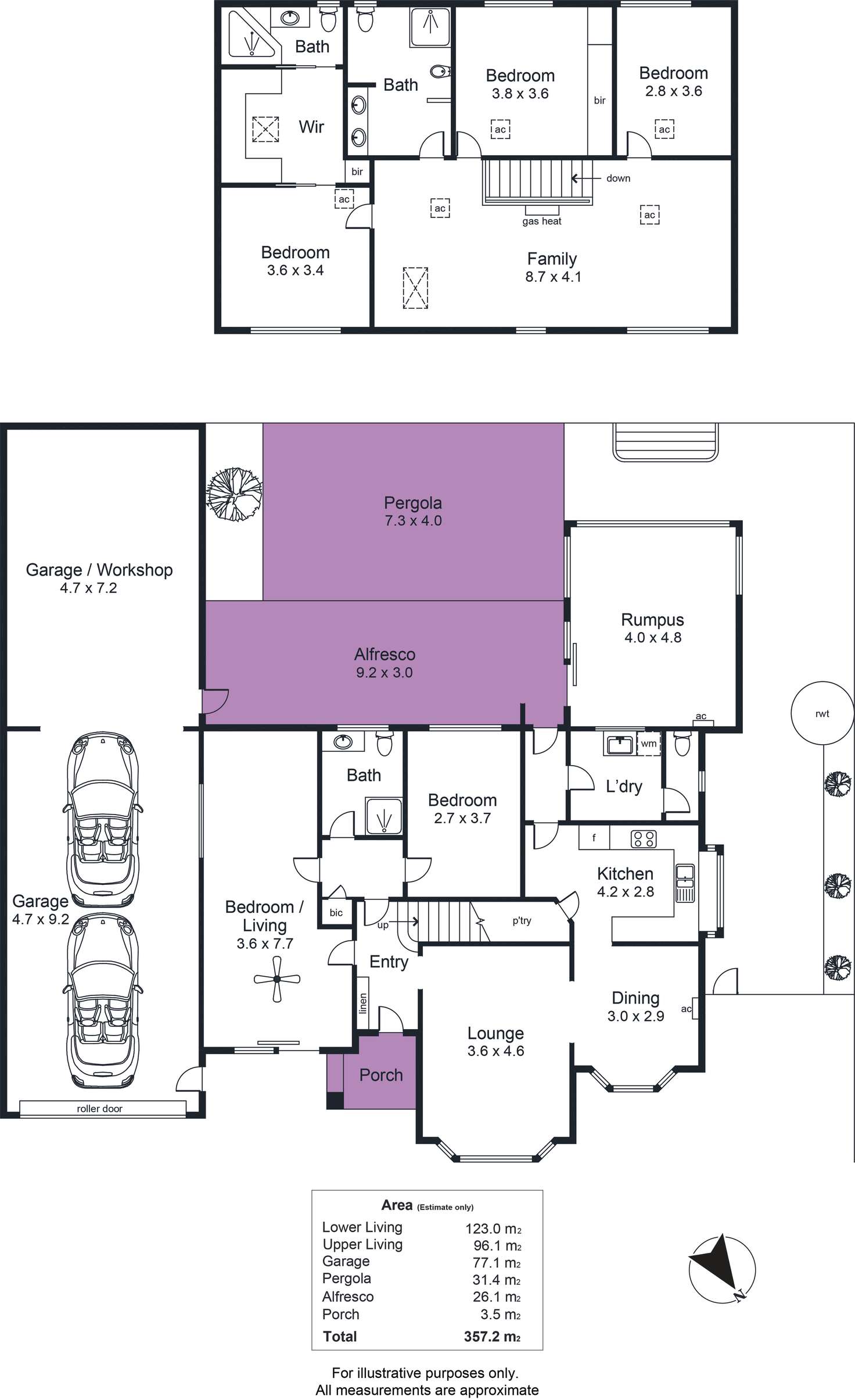 Floorplan of Homely house listing, 1 St Ives Drive, Parafield Gardens SA 5107
