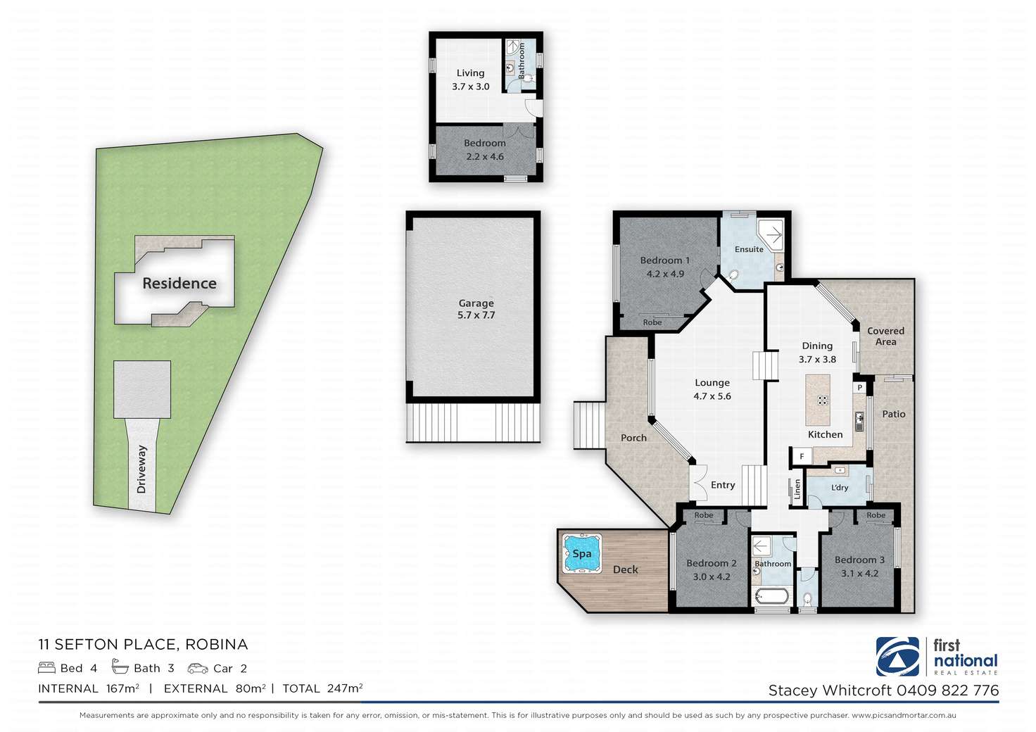 Floorplan of Homely house listing, 11 Sefton Place, Robina QLD 4226
