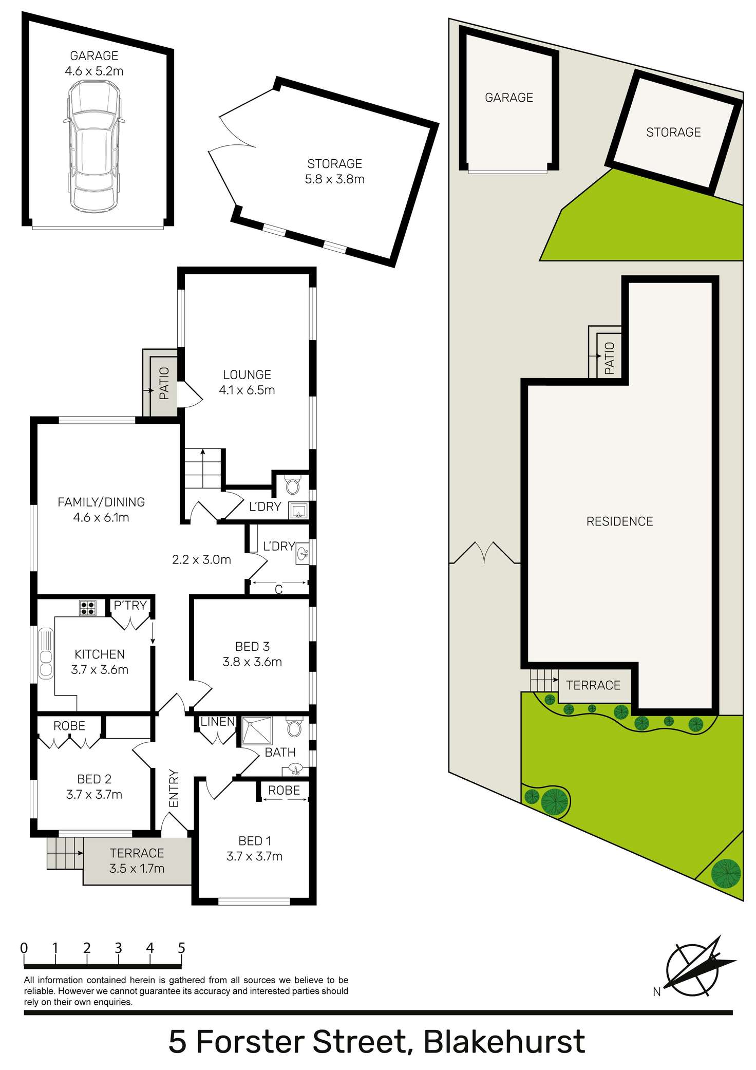 Floorplan of Homely house listing, 5 Forster Street, Blakehurst NSW 2221
