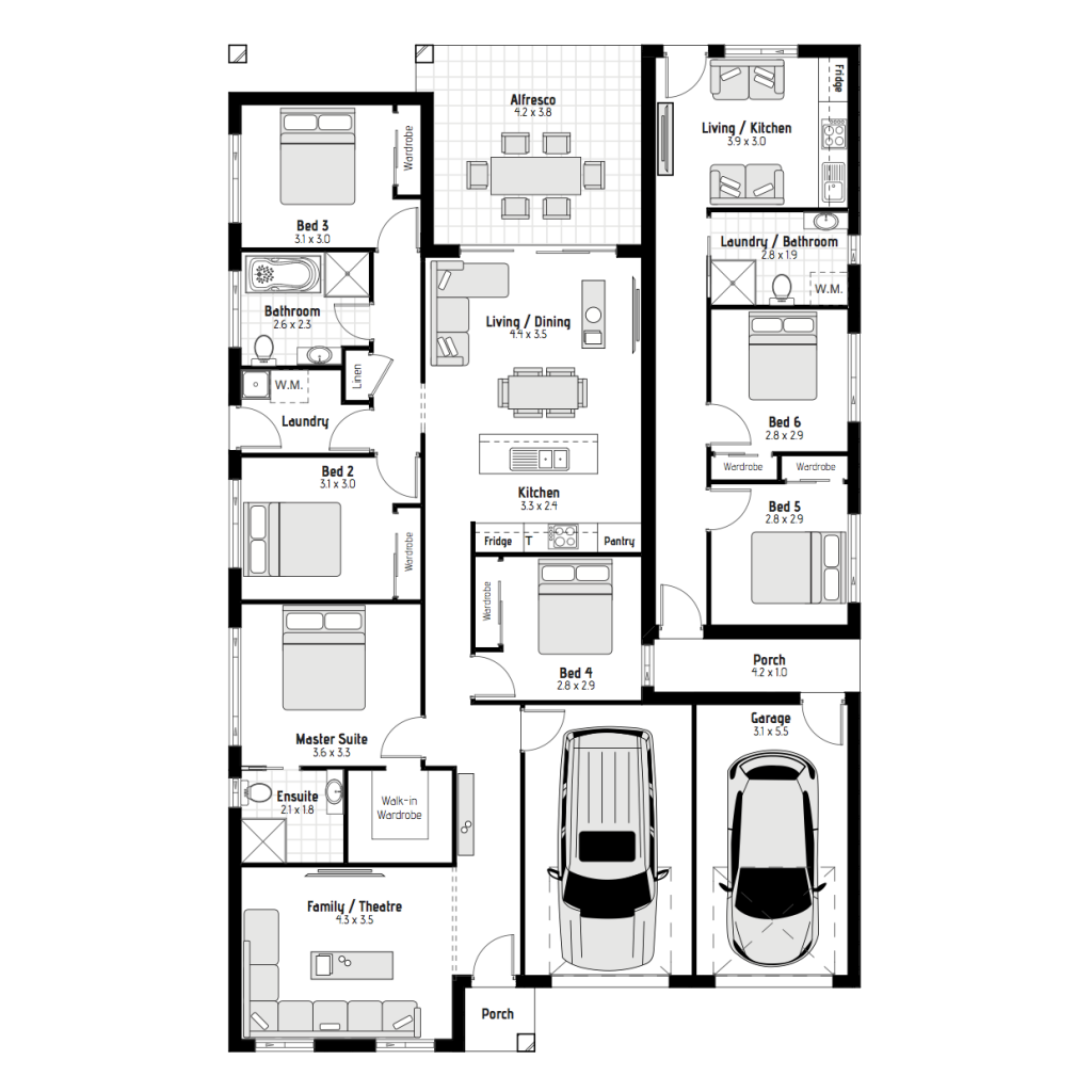 Floorplan of Homely house listing, Lot 325 Minchinbury Terrace, Eagle Vale NSW 2558