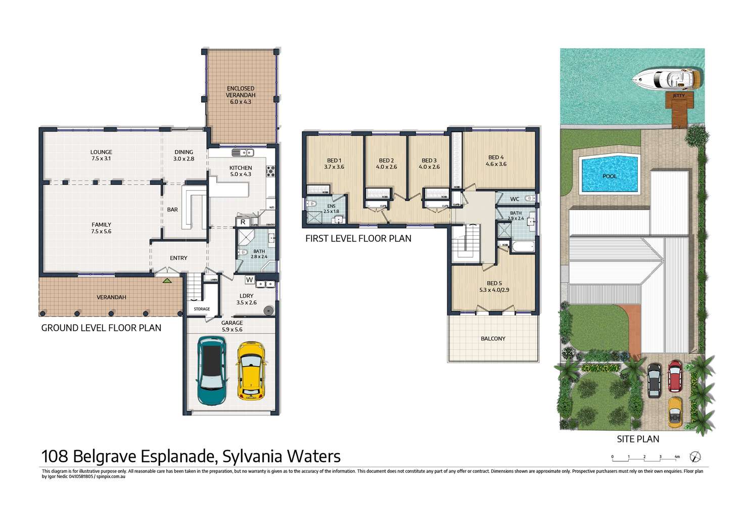 Floorplan of Homely house listing, 108 Belgrave Esplanade, Sylvania Waters NSW 2224